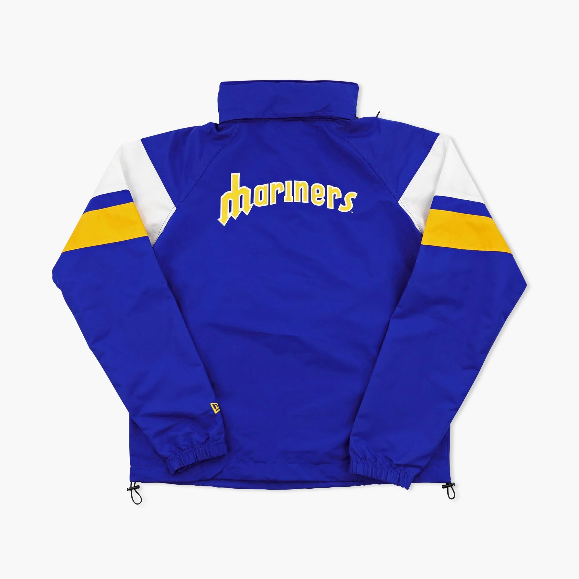 Seattle Mariners Royal & Gold Stowaway 1/2 Zip Windbreaker - Image 4