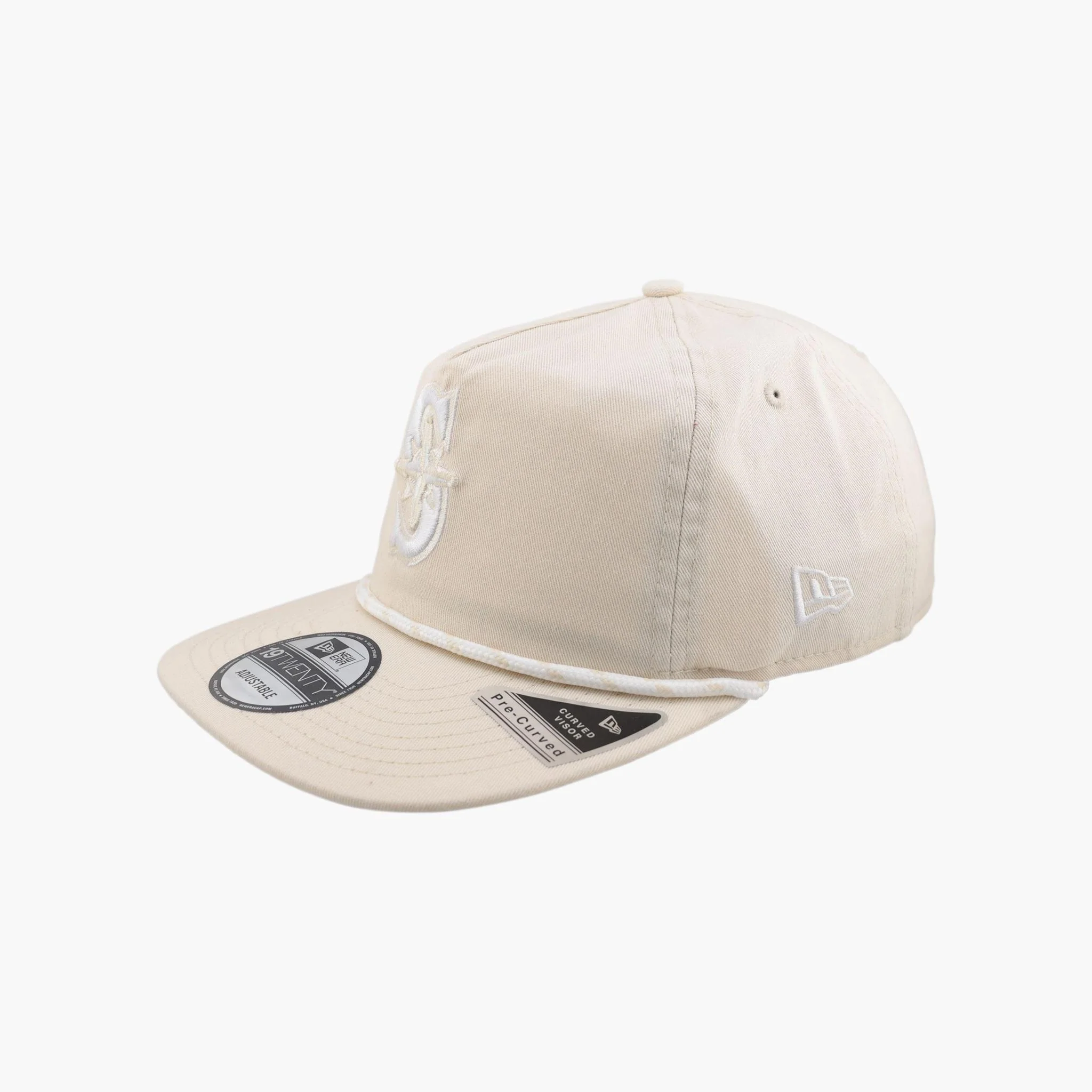 Seattle Mariners Sandstone Mono Rope Unstructured Snapback - Image 2