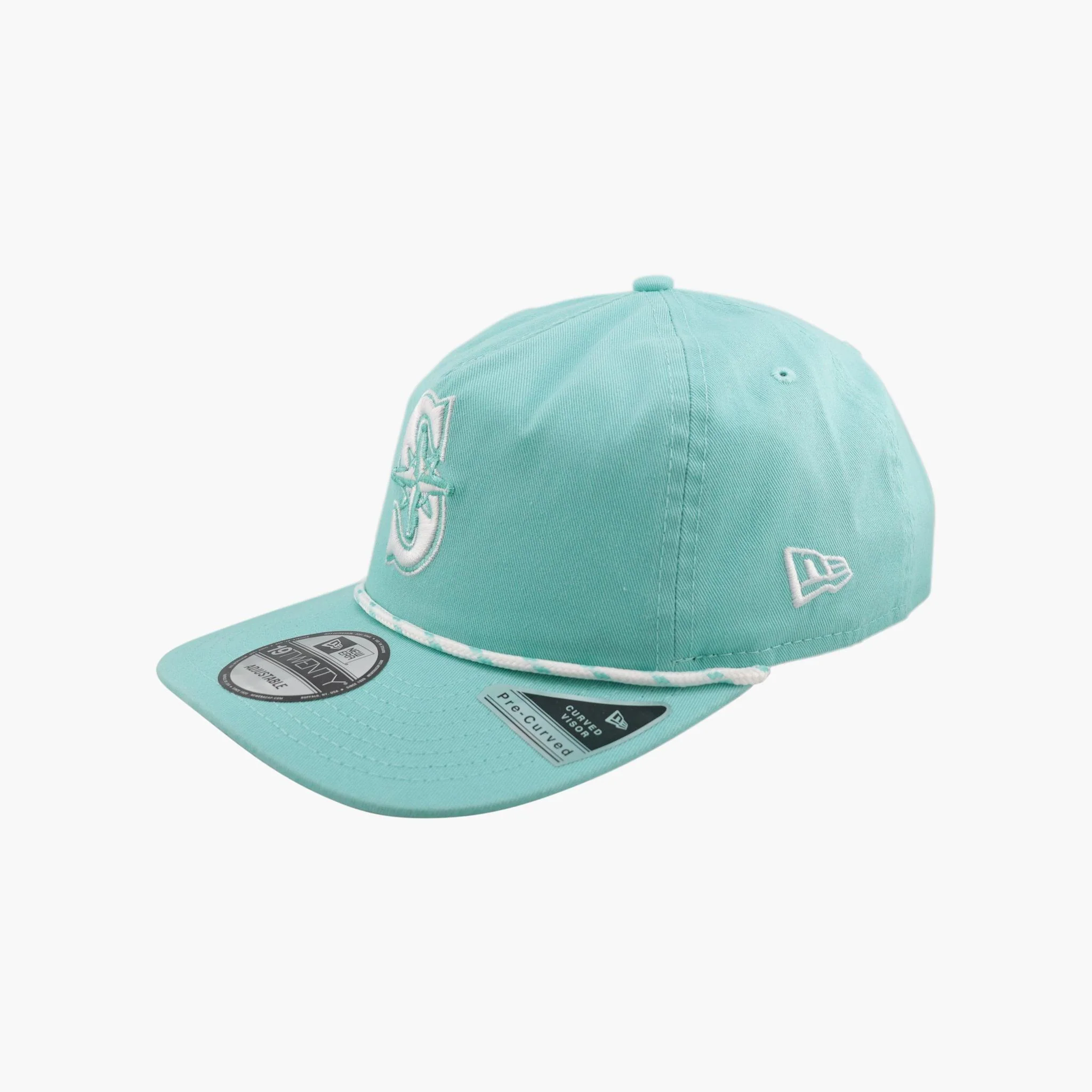 Seattle Mariners Seafoam Drift Rope Unstructured Snapback - Image 2