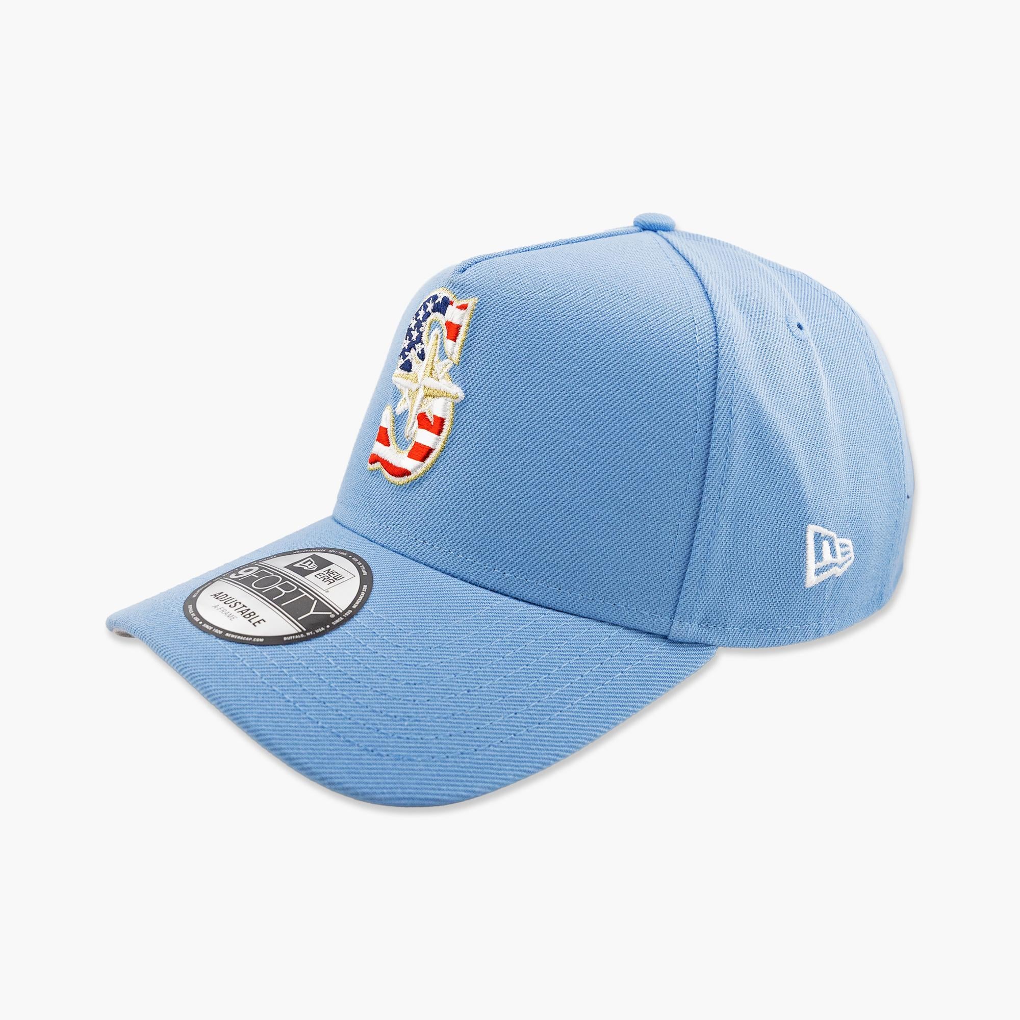 Seattle Mariners Sky Blue Americana 250 A-Fame Snapback - Image 4