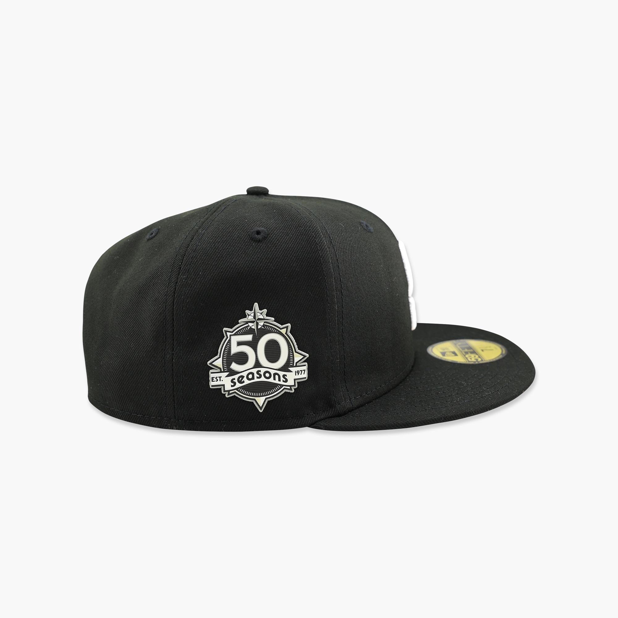 Seattle Mariners Steelheads 50th Anniversary Side Patch Fitted Hat - Image 3