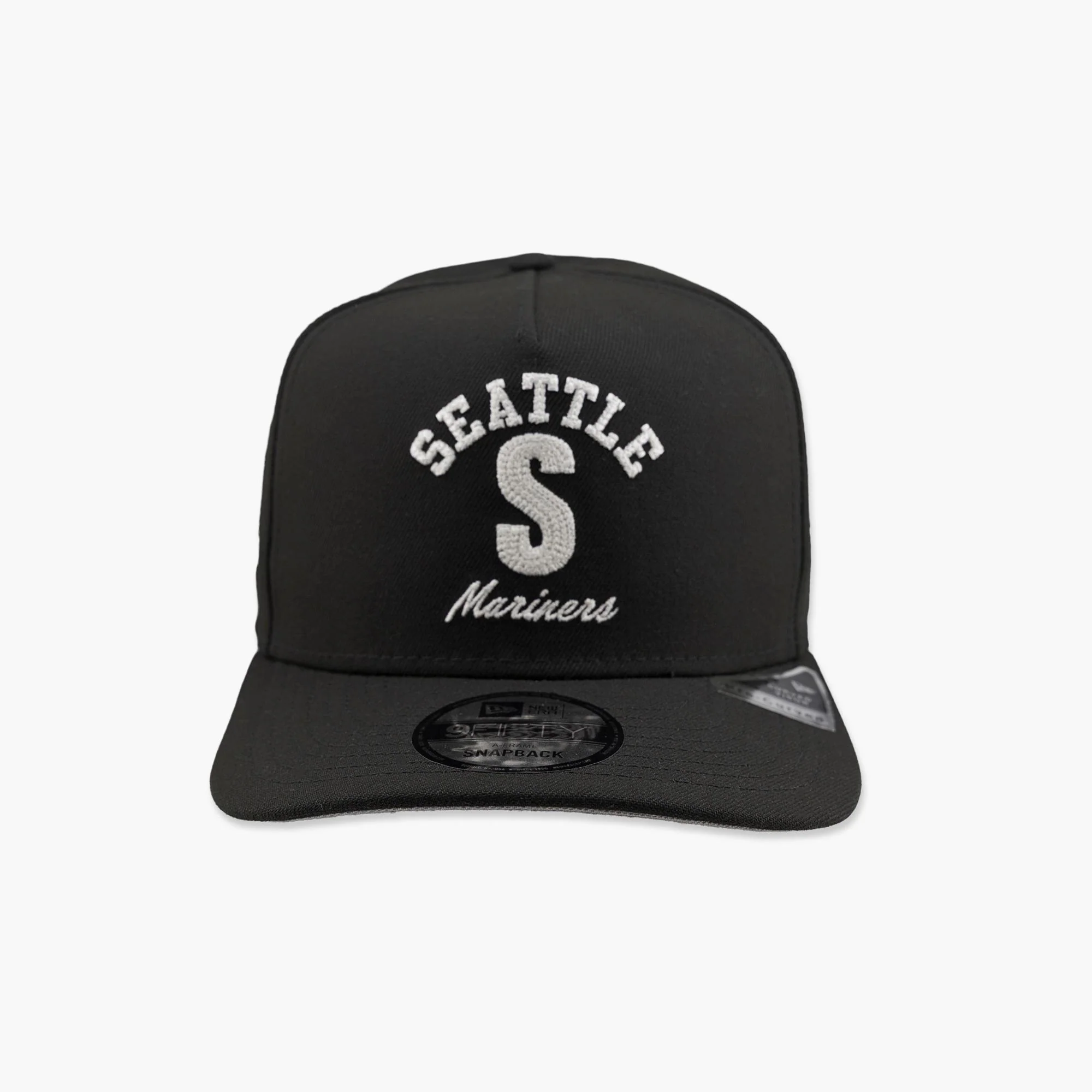 Seattle Mariners Steelheads Black Arched A-Frame 50th Anniversary Snapback - Image 2