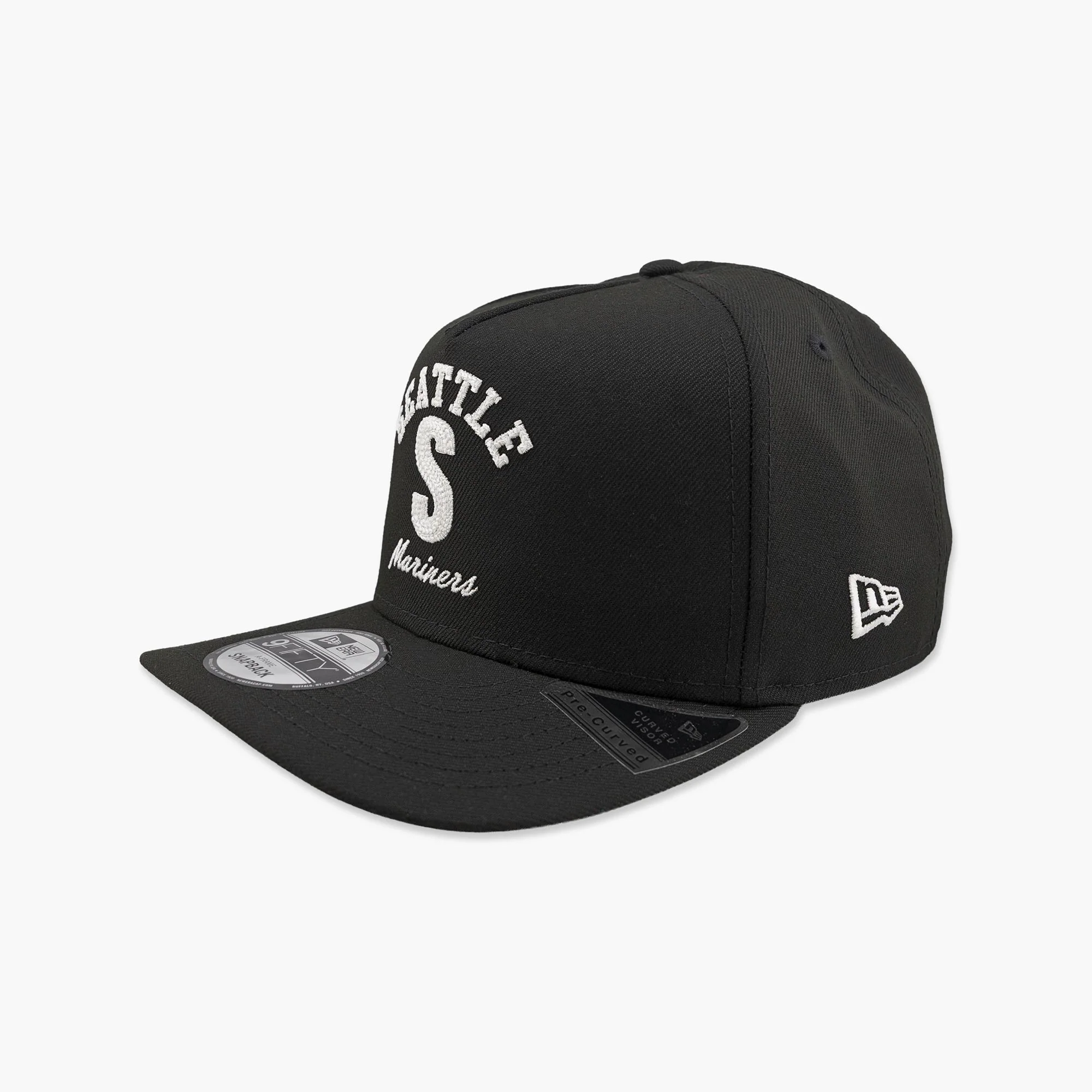 Seattle Mariners Steelheads Black Arched A-Frame 50th Anniversary Snapback - Image 3