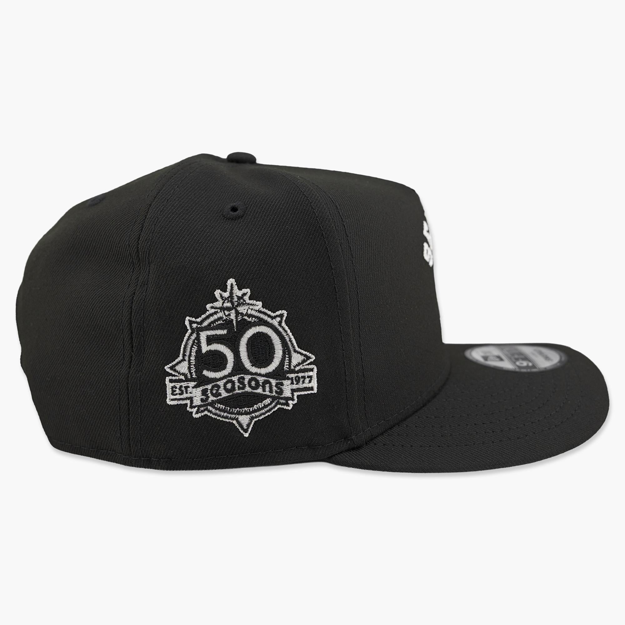 Seattle Mariners Steelheads Black Arched A-Frame 50th Anniversary Snapback - Image 5