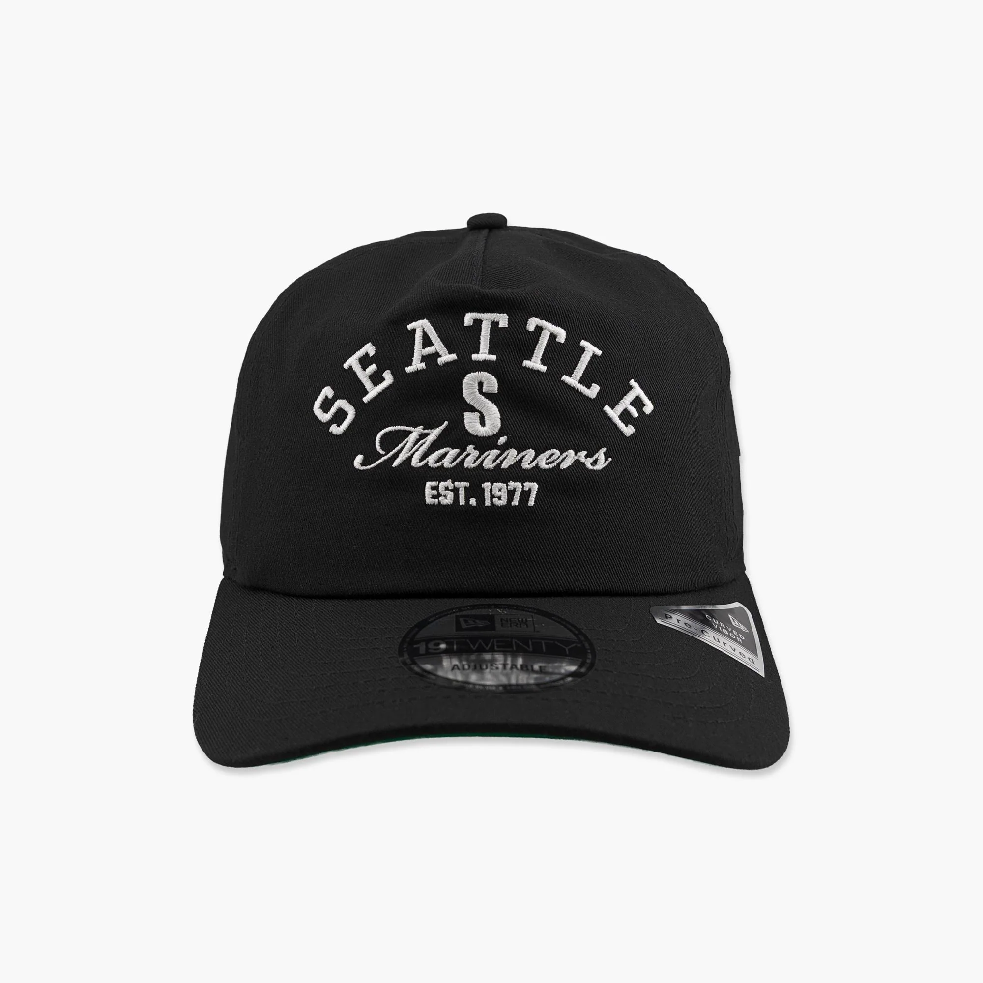 Seattle Mariners Steelheads Black Stacked Golfer Snapback