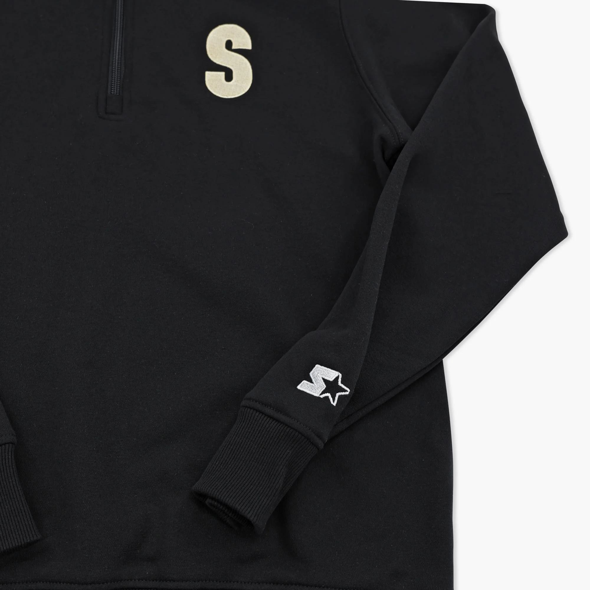 Seattle Mariners Steelheads Black Starter 1/4-Zip Jacket - Image 2