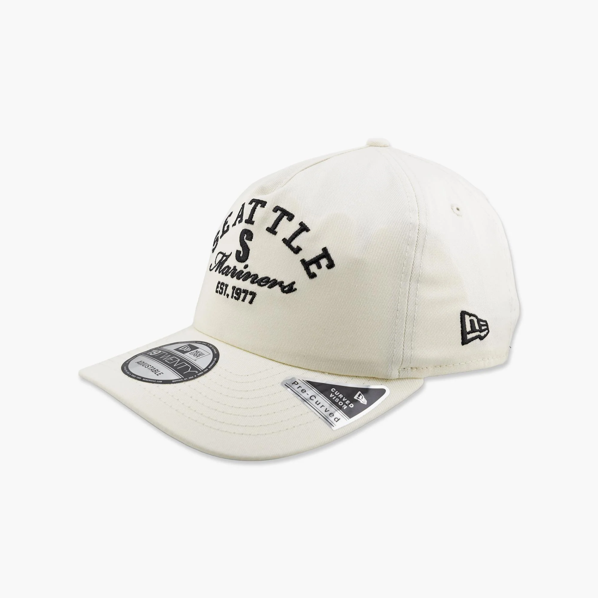 Seattle Mariners Steelheads Cream Stacked Golfer Snapback - Image 2