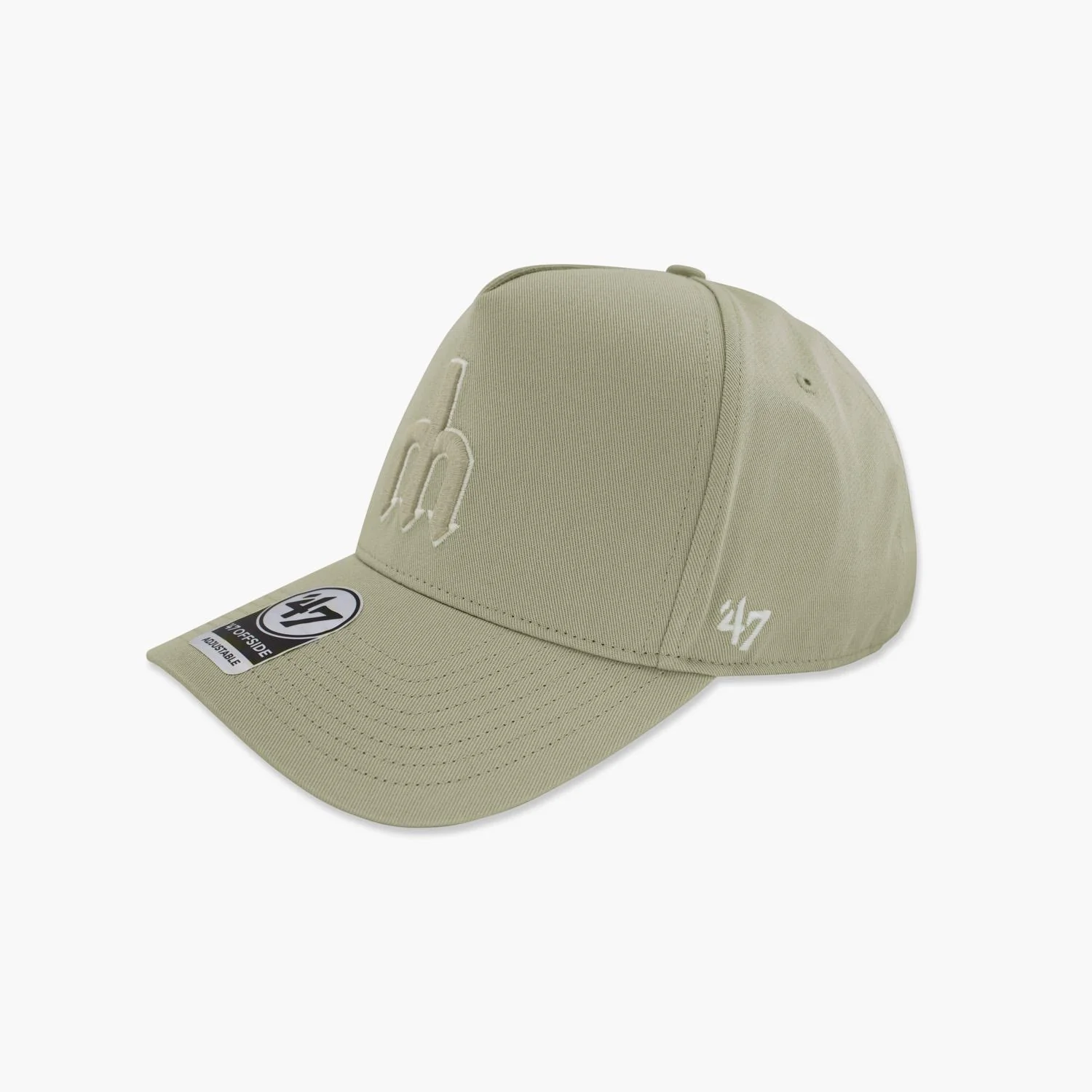 Seattle Mariners Trident Logo System Grey Offsides Snapback - Image 3