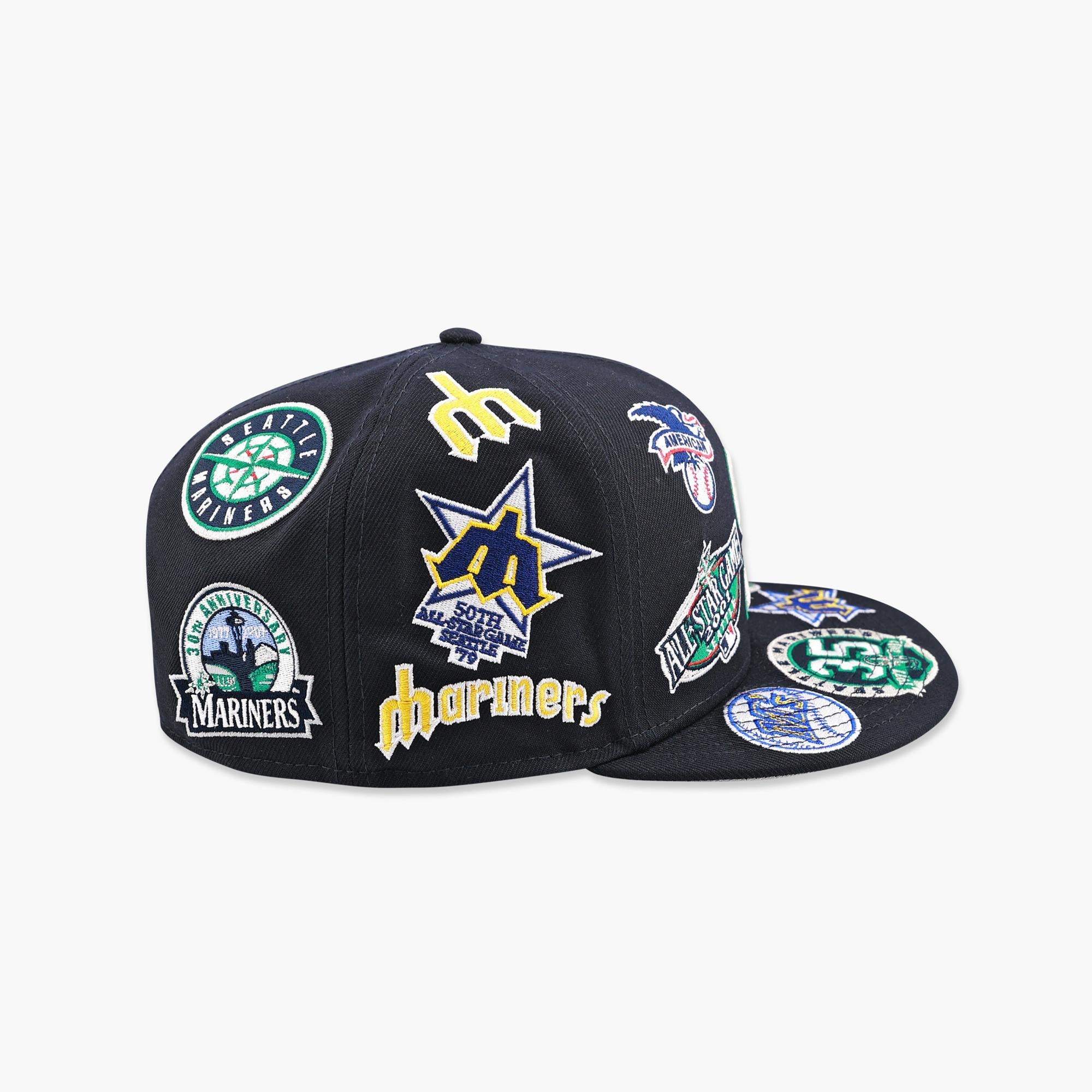 Seattle Mariners Ultimate Fan Patch Fitted Hat - Image 3