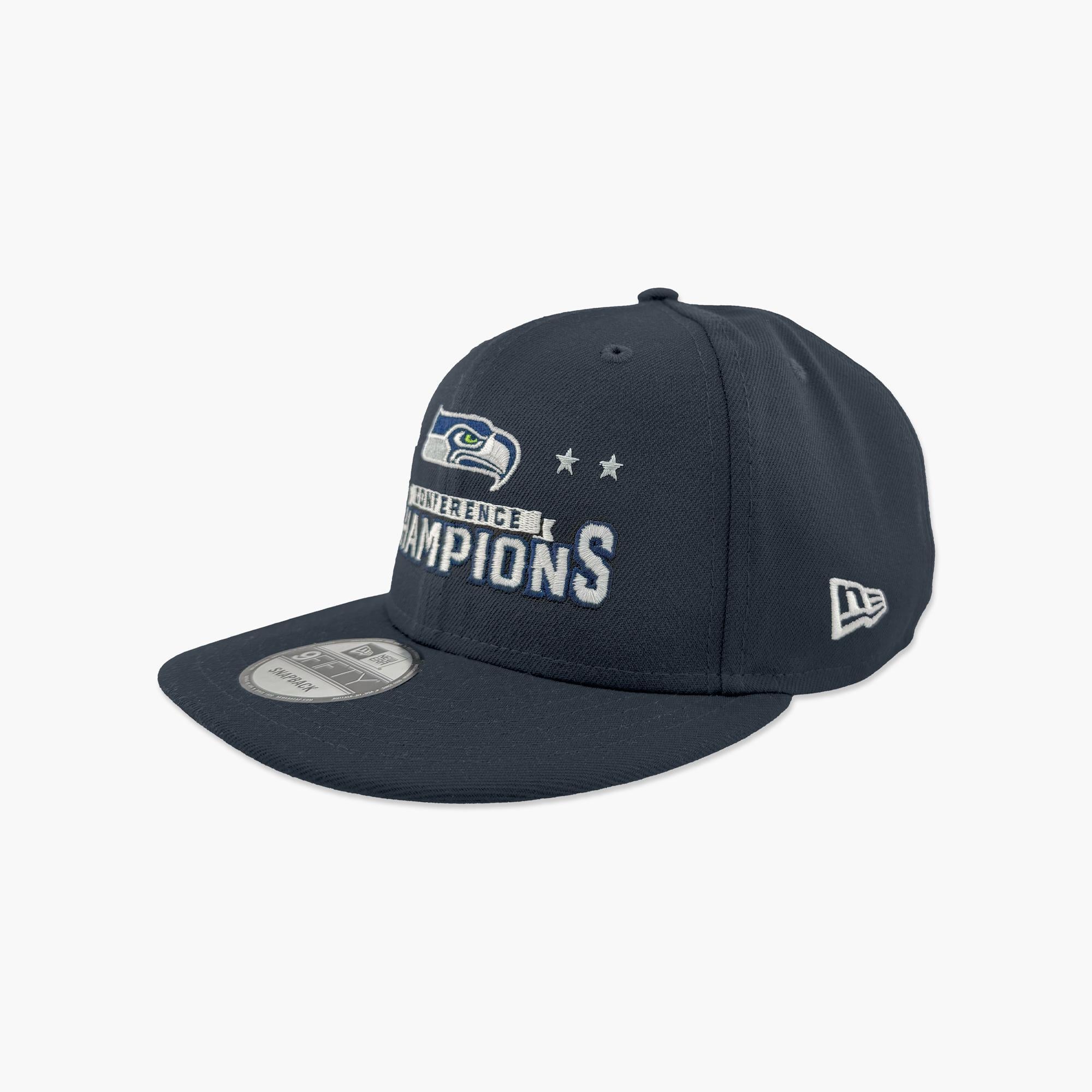Seattle Seahawks 2025 NFC Conference Champions Replica Navy Snapback - Image 2
