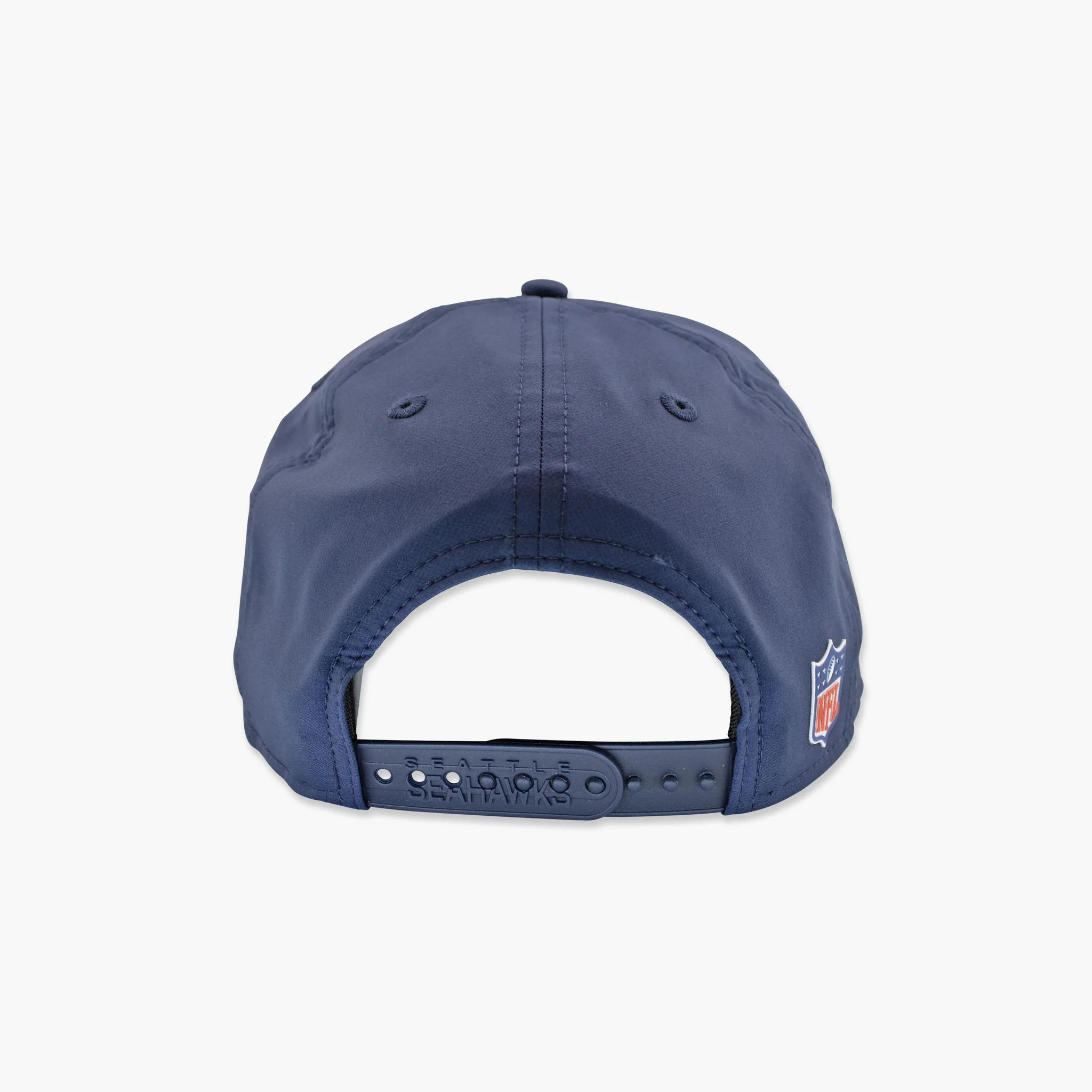 Seattle Seahawks 2025 Sideline Navy Flat Bill Performance Snapback - Image 3