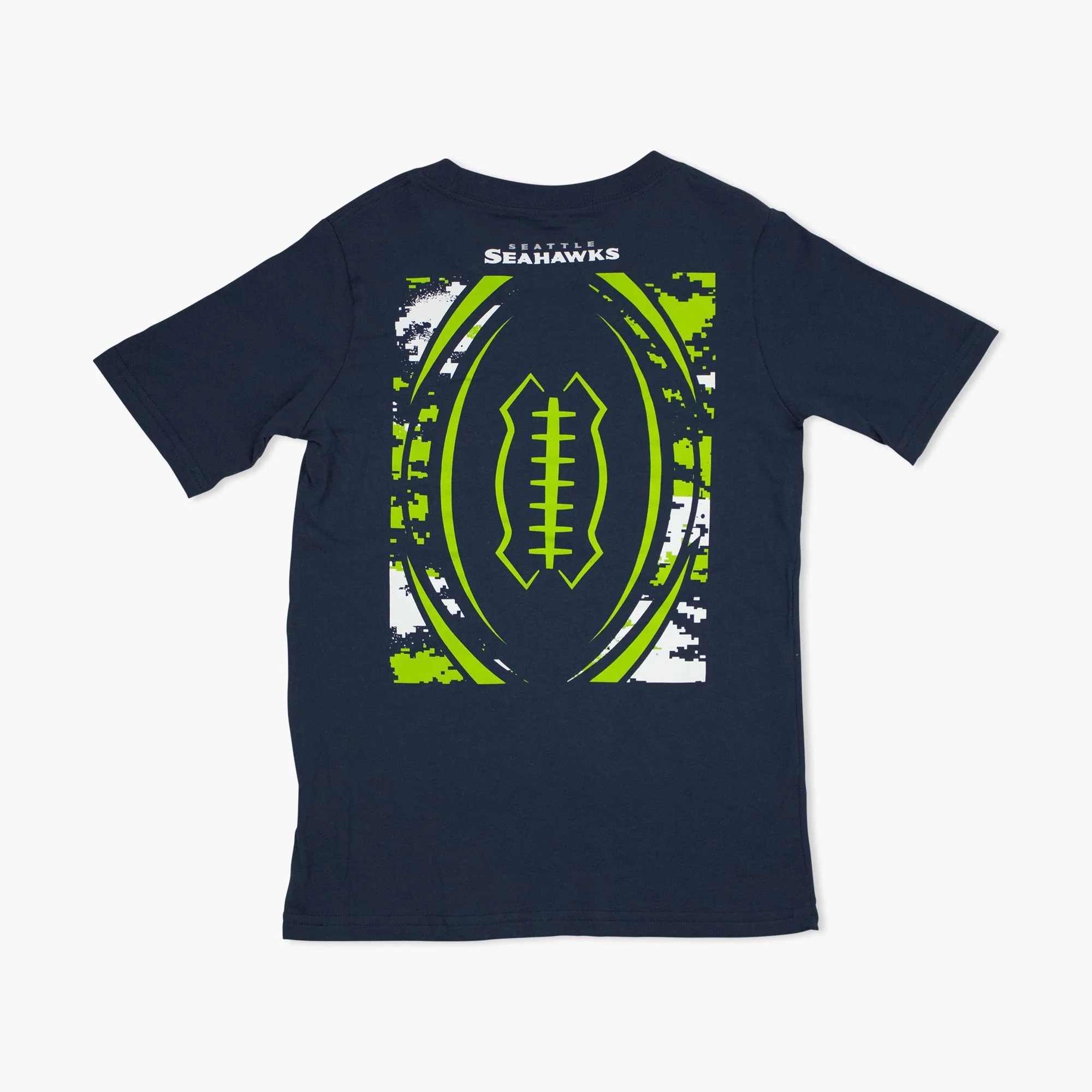 Seattle Seahawks Blitz Navy Youth T-Shirt - Image 2