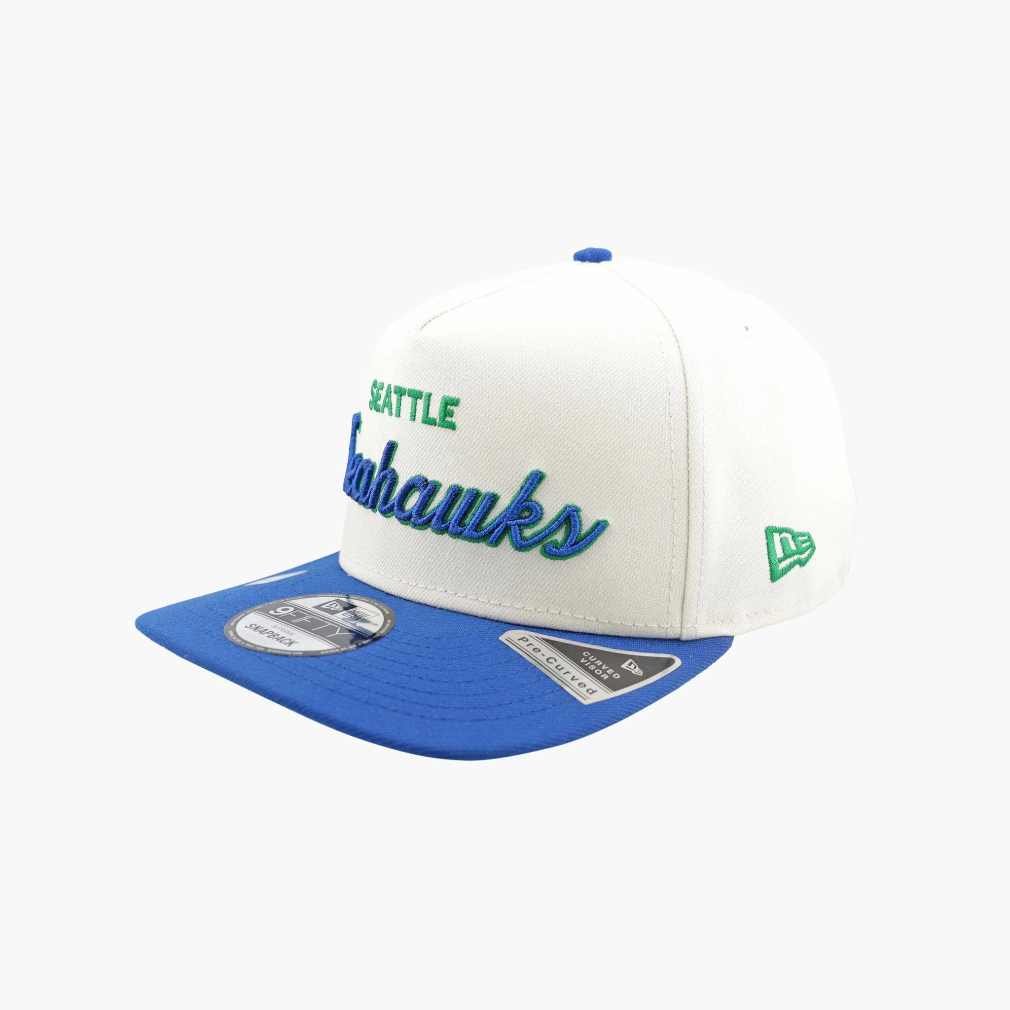 Seattle Seahawks Chrome Vintage Script Snapback - Image 2