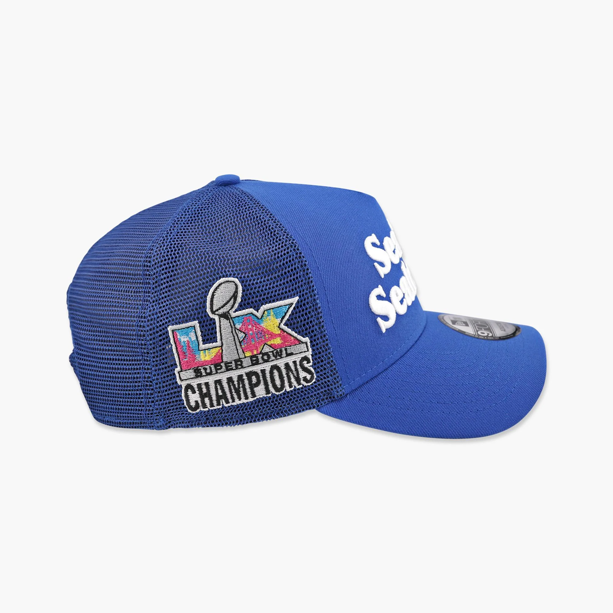Seattle Seahawks Chuck Knox Super Bowl LX Champions 1980's Sideline Trucker Snapback - Image 5