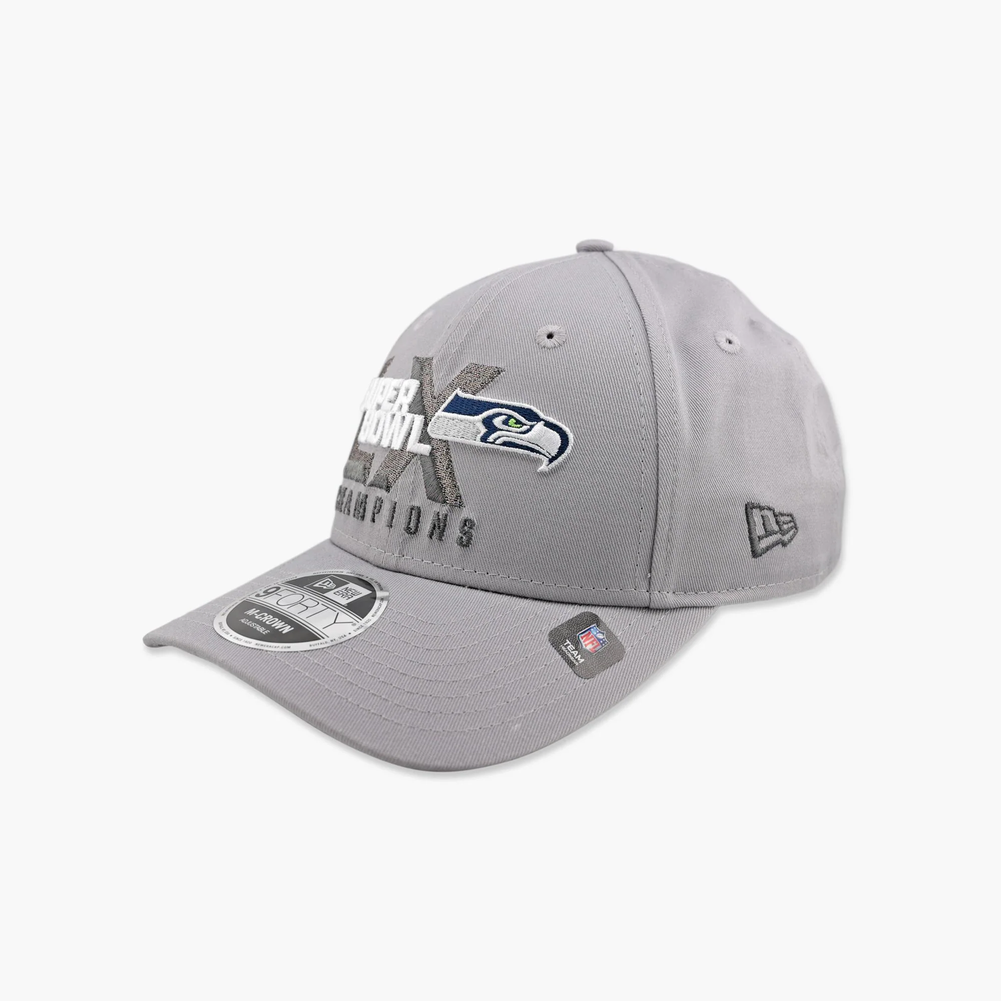 Seattle Seahawks Grey Super Bowl LX Champions Shimmer Snapback - Image 3