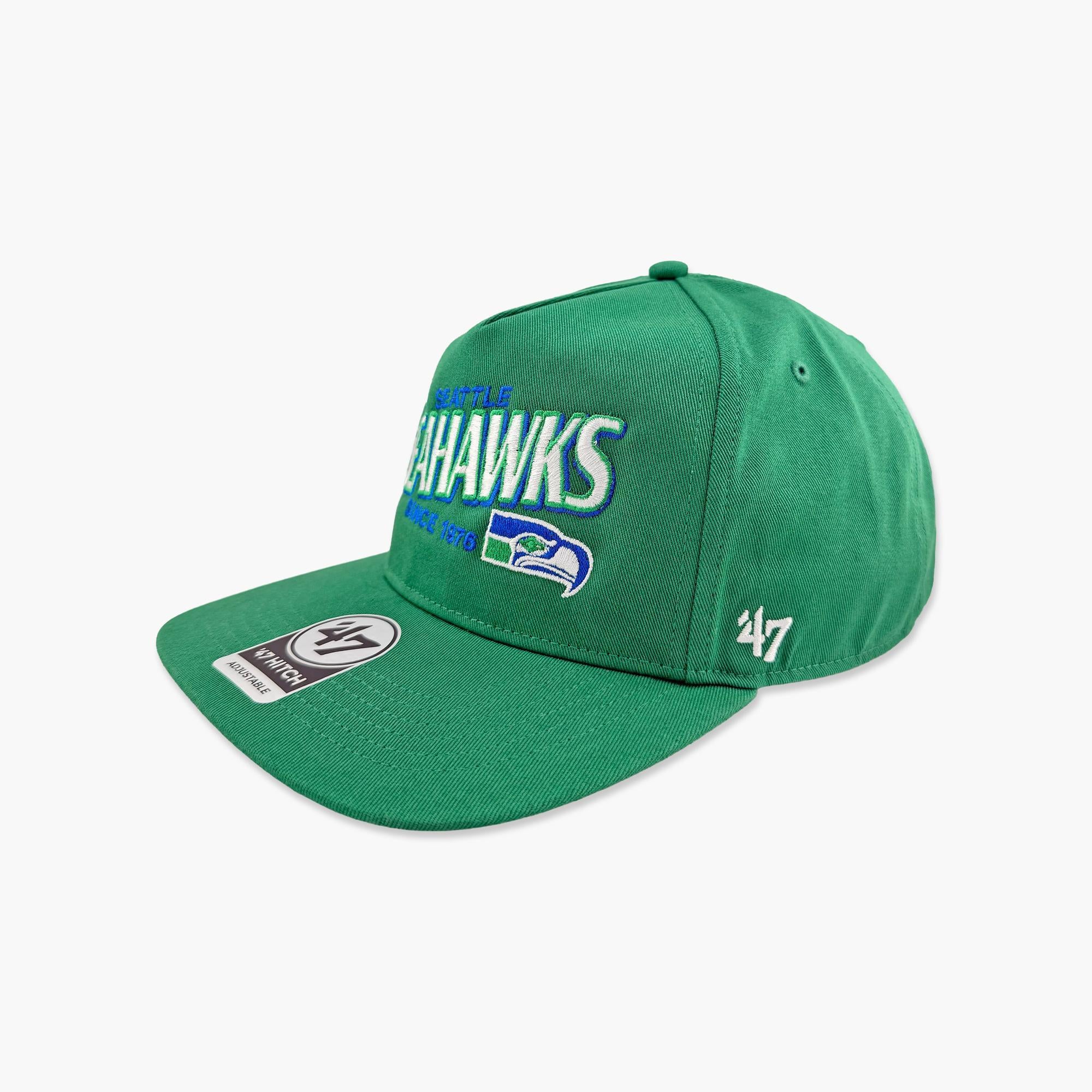 Seattle Seahawks Historic Kelly Green Hitch Snapback - Image 2