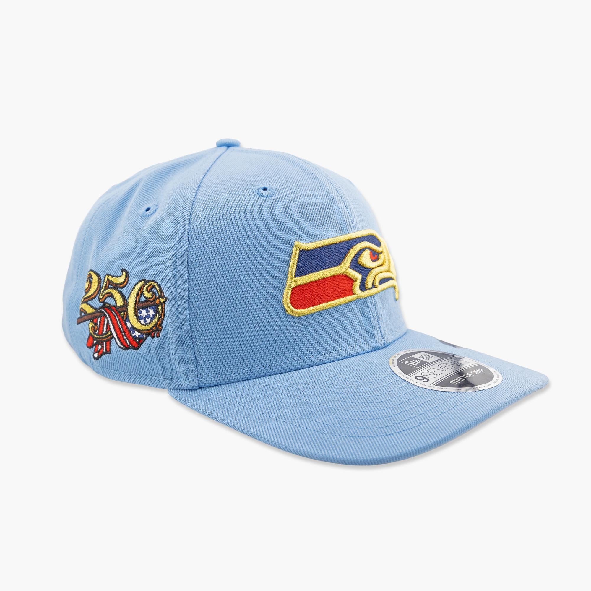 Seattle Seahawks Sky Blue Americana 250 Stretch Snapback - Image 2