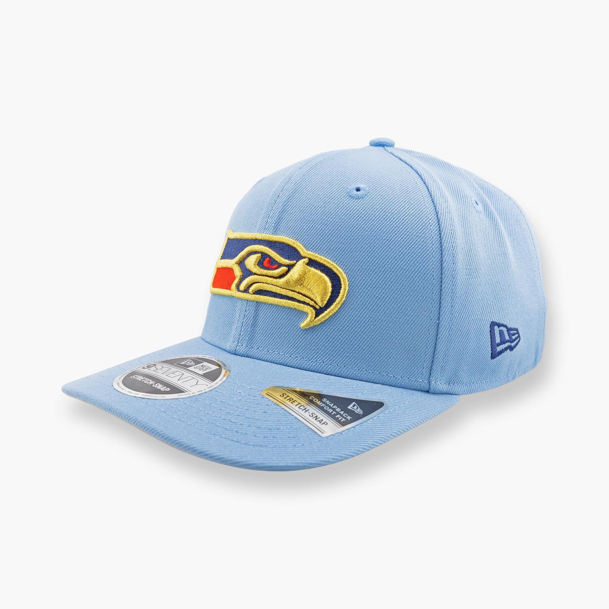 Seattle Seahawks Sky Blue Americana 250 Stretch Snapback - Image 4