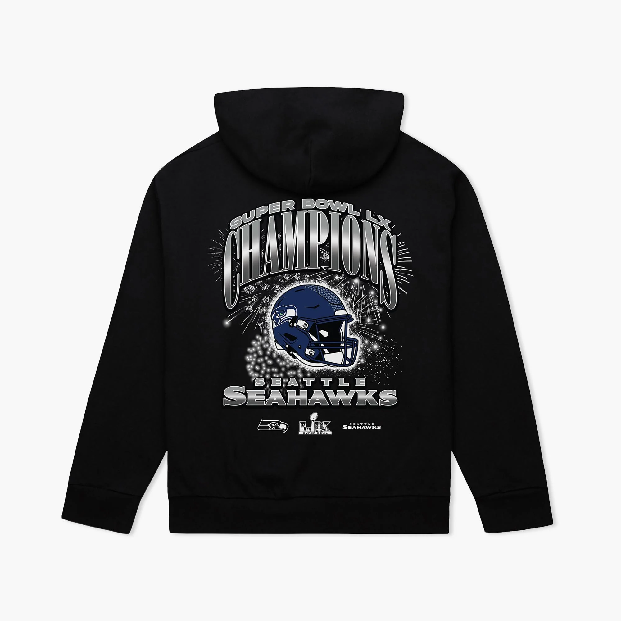 Seattle Seahawks Super Bowl LX Champions Celebration Premium Hoodie - Image 2