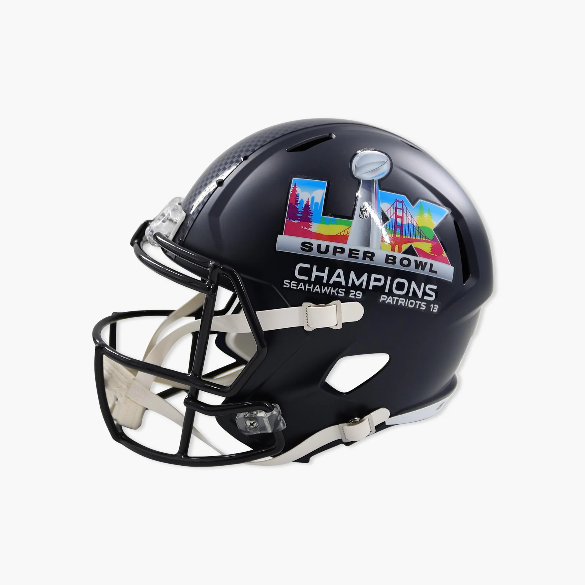Seattle Seahawks Super Bowl LX Champions Full-Size Helmet
