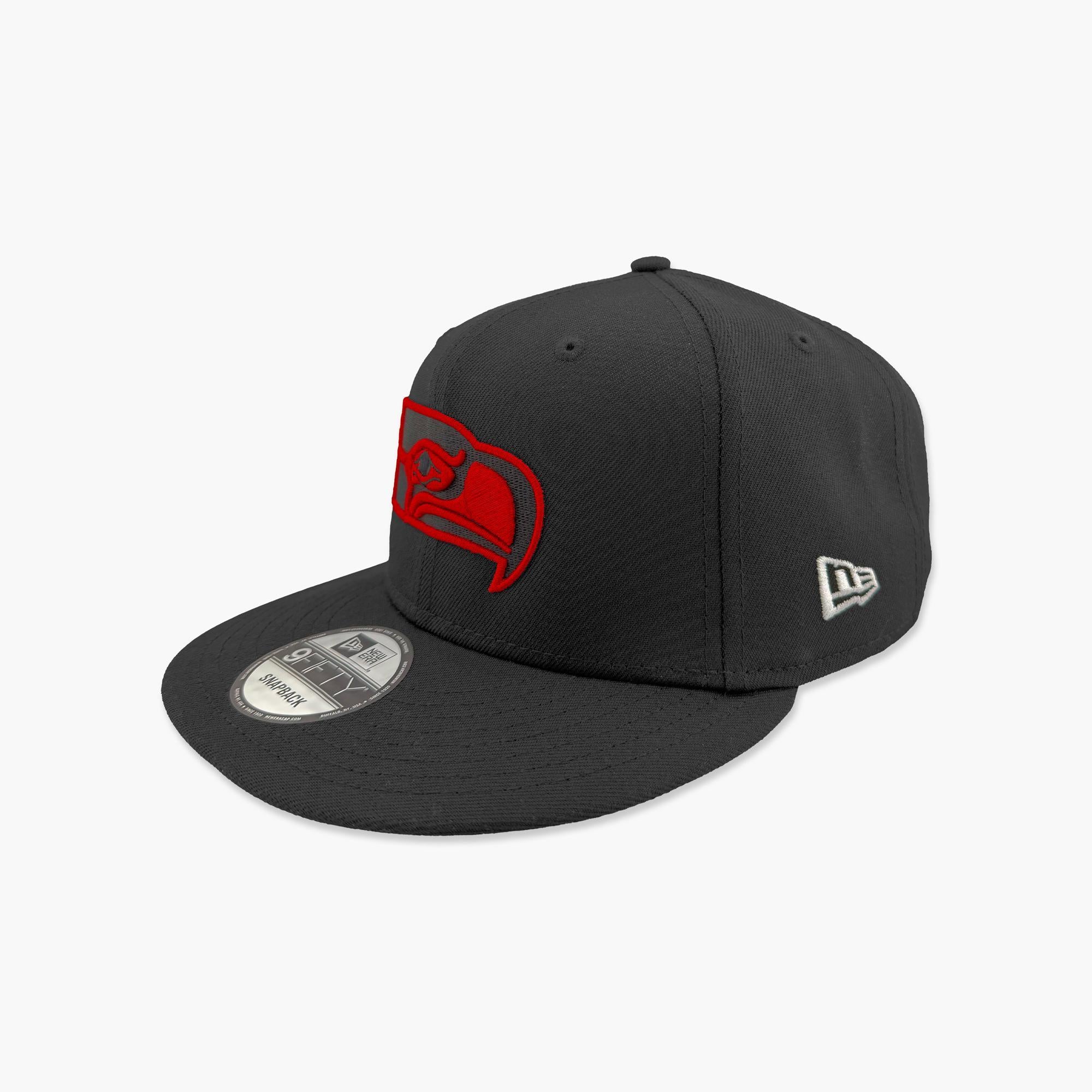 Seattle Seahawks Throwback Dark Side Black Snapback - Image 2
