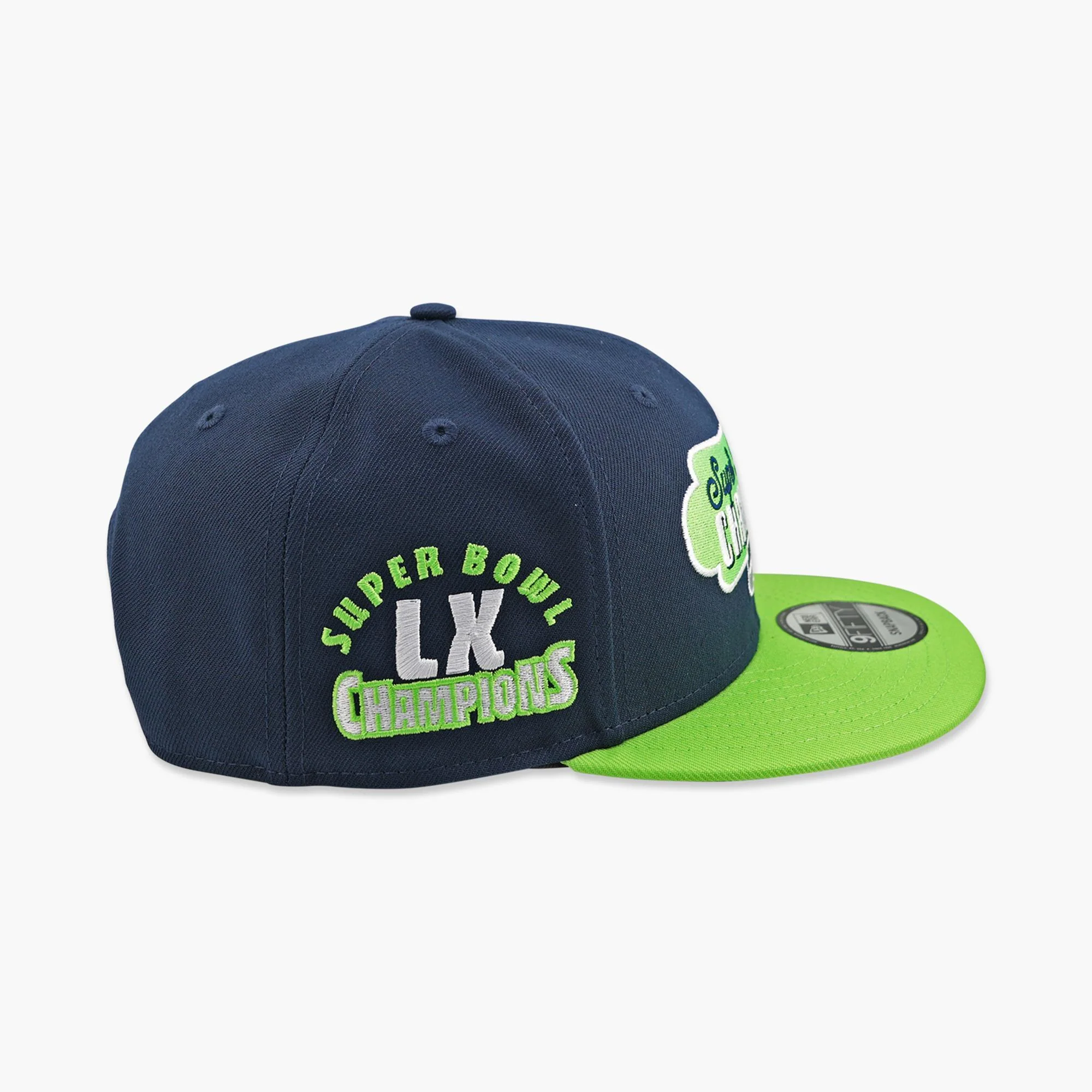 Seattle Seahawks Two-Tone Super Bowl LX Champions Badge Snapback - Image 5