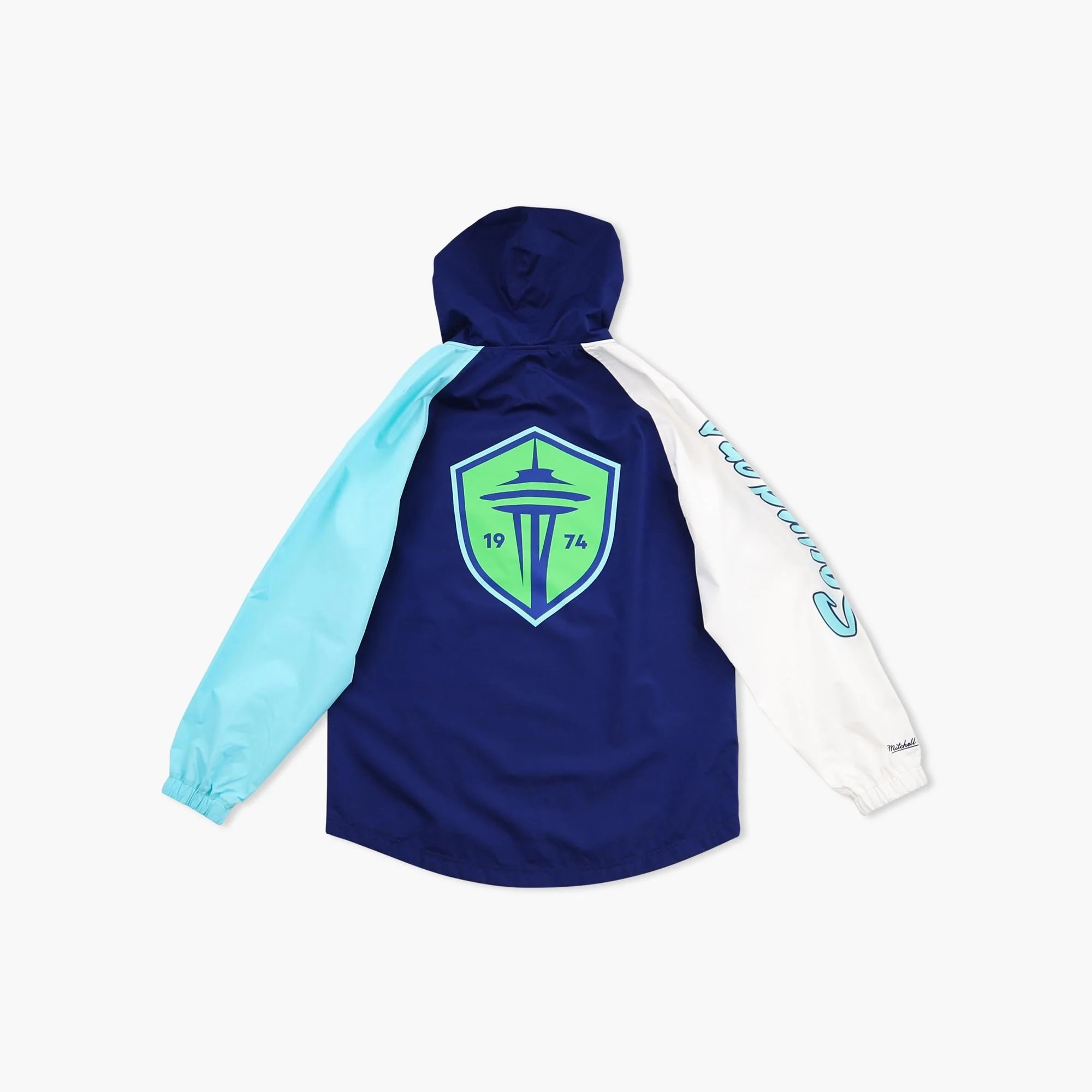 Seattle Sounders 1/4 Zip Anorak Windbreaker Jacket - Image 2