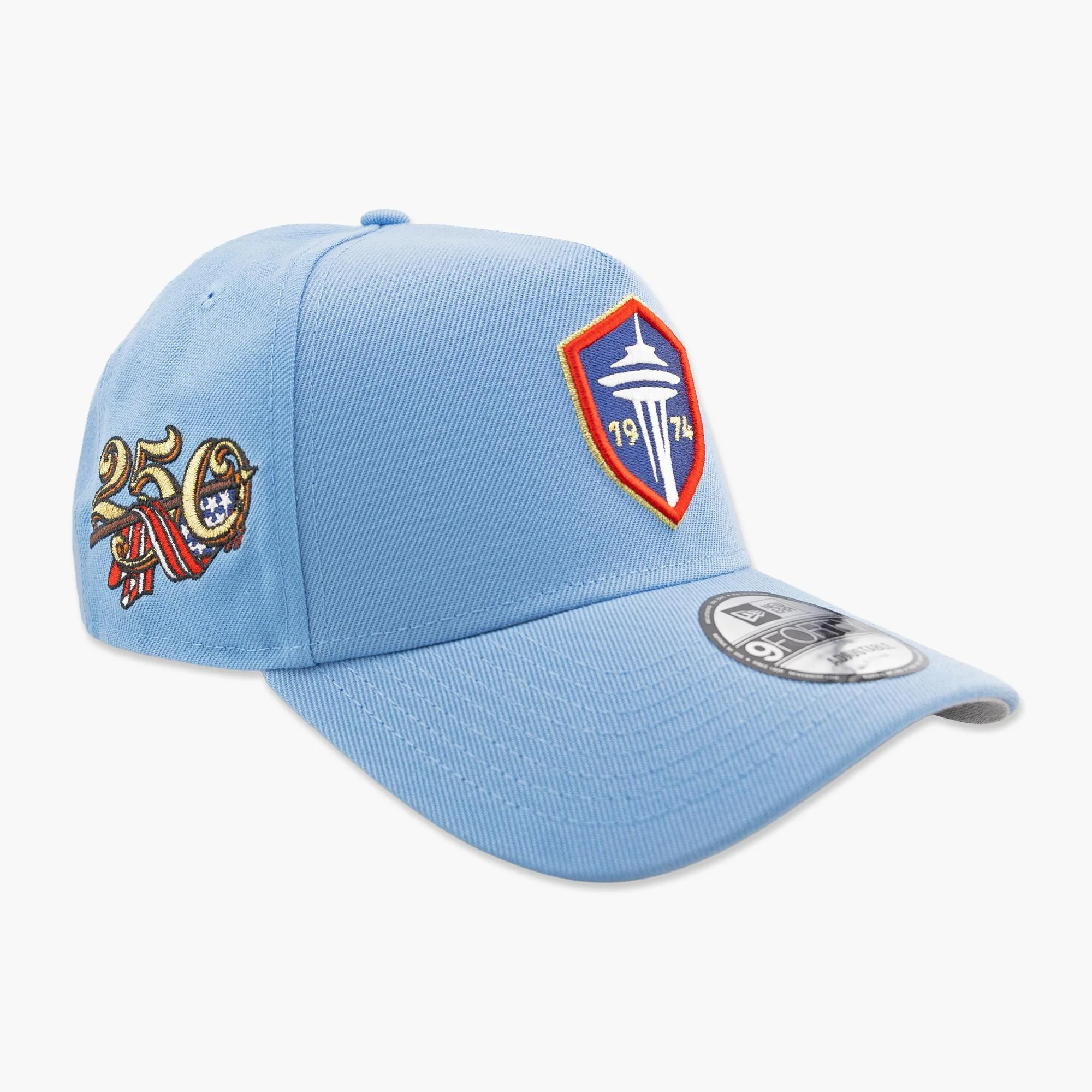 Seattle Sounders Sky Blue Americana 250 A-Fame Snapback - Image 2