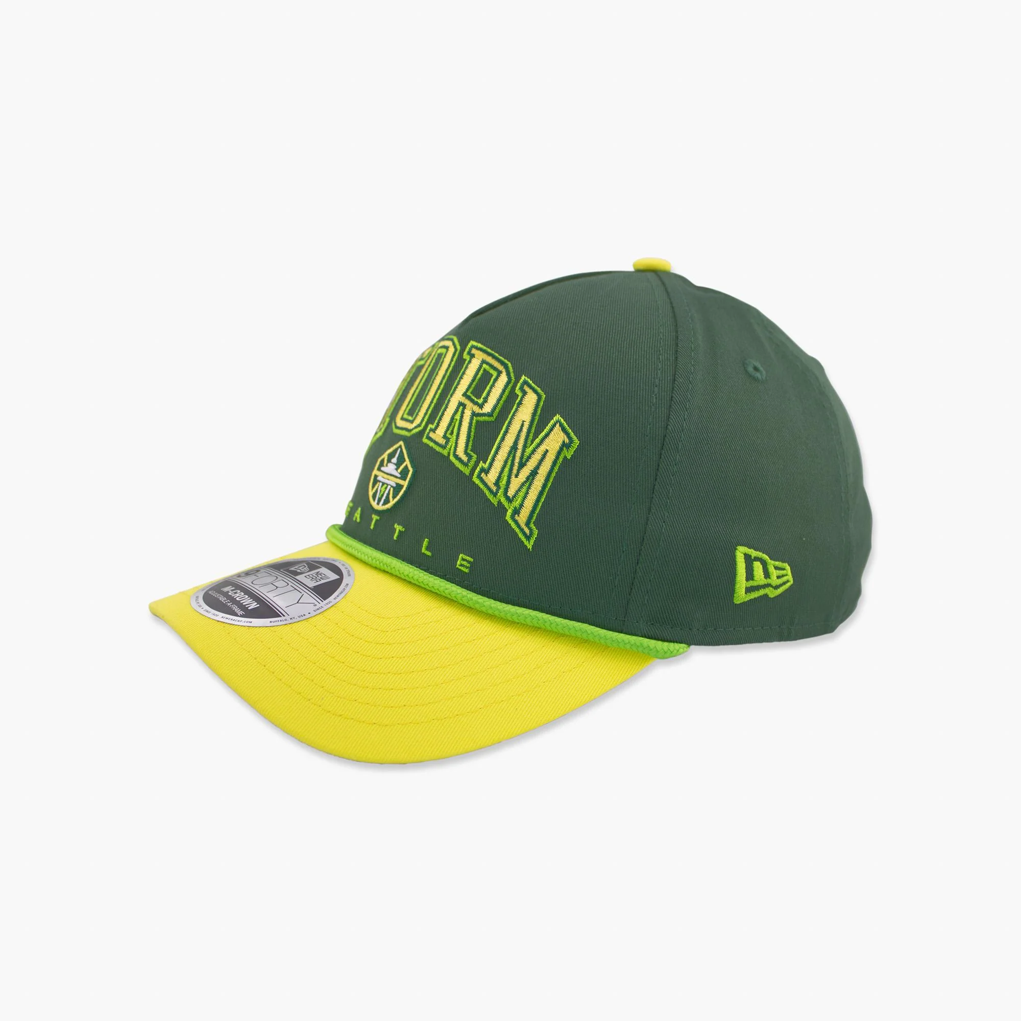 Seattle Storm Arched Curved Bill Snapback - Image 2