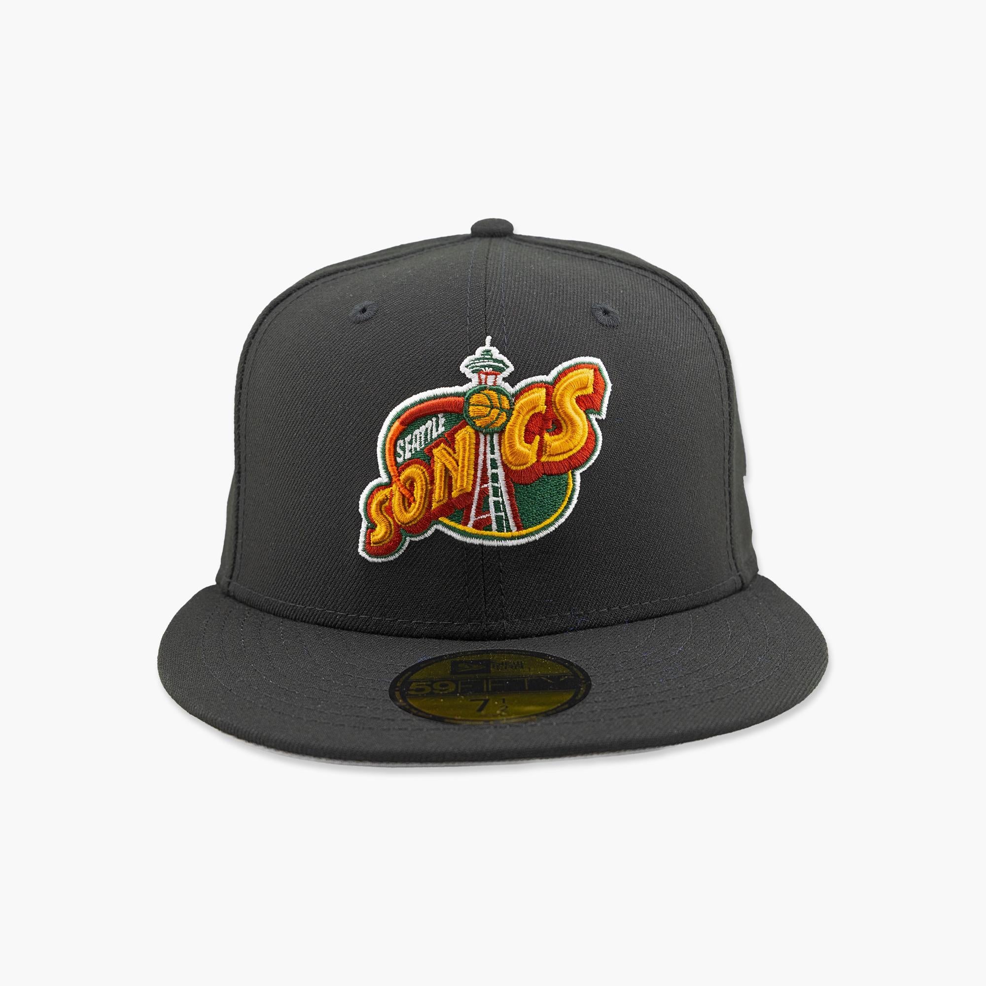 Seattle SuperSonics Black Space Needle Fitted Hat