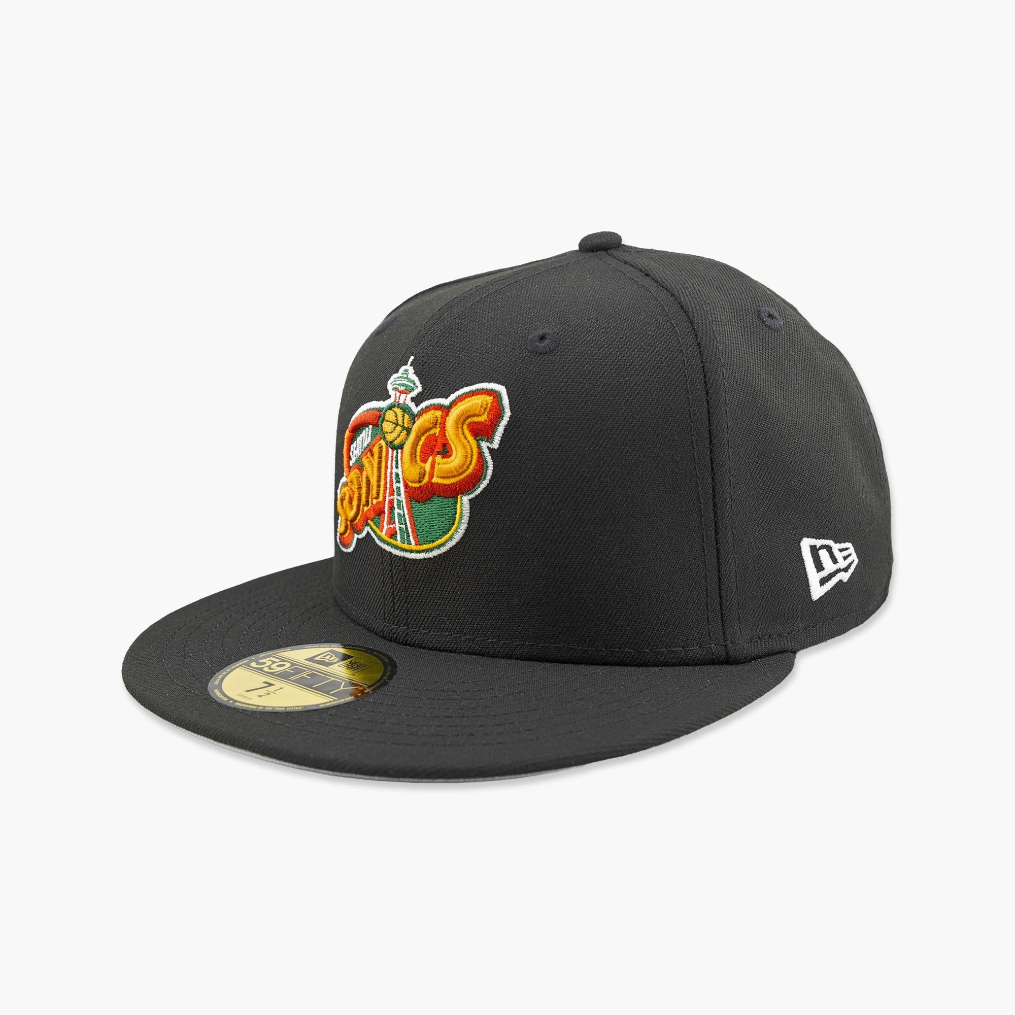 Seattle SuperSonics Black Space Needle Fitted Hat - Image 2
