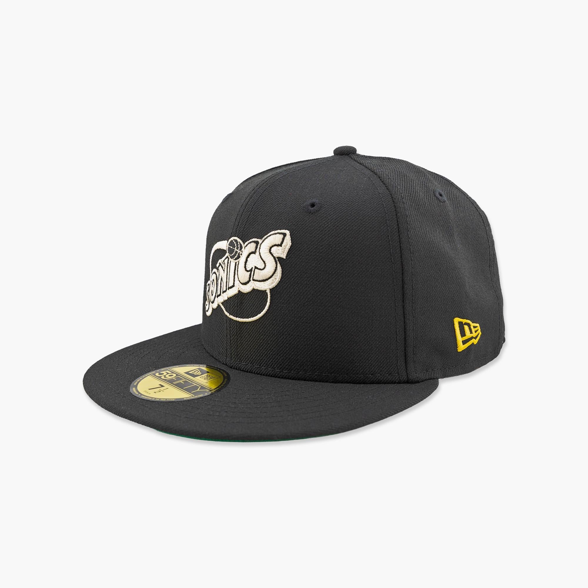 Seattle SuperSonics Black Wool Fitted Hat - Image 3