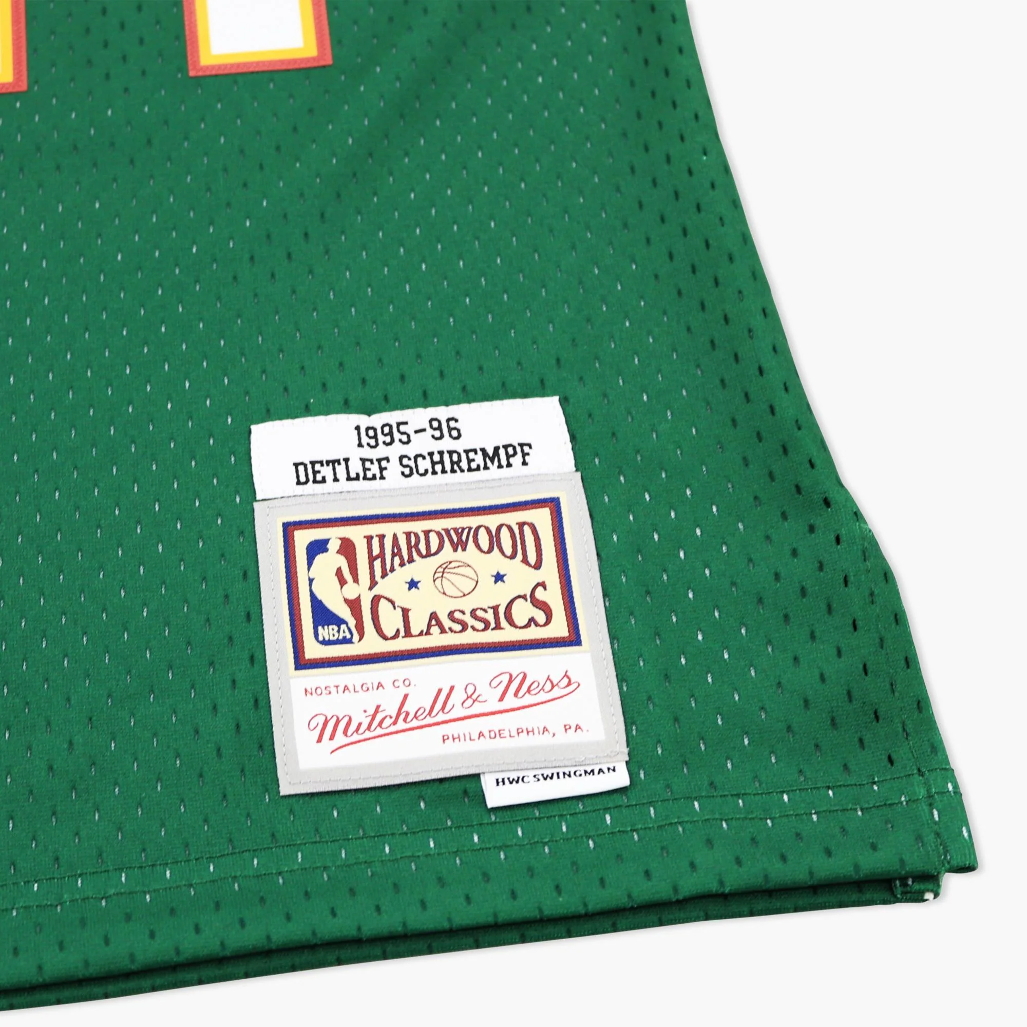 Seattle SuperSonics Detlef Schrempf 1996 Swingman Jersey - Image 3