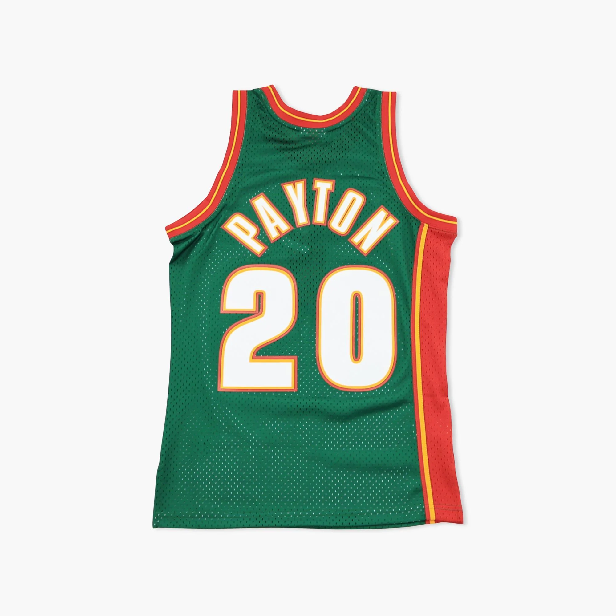 Seattle SuperSonics Gary Payton 1996 Green Swingman Jersey - Image 4