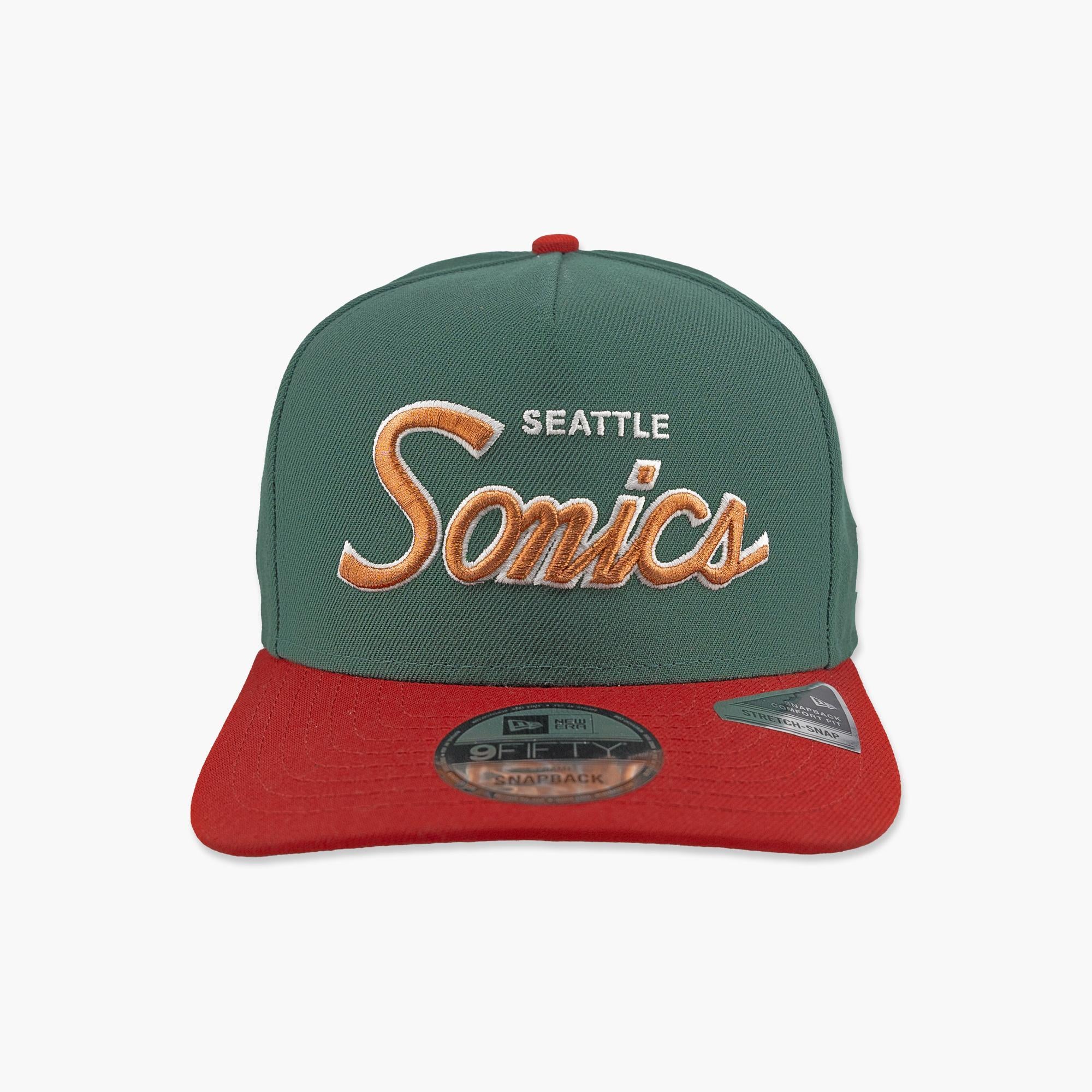 Seattle SuperSonics Heritage Rose Gold Script Snapback Hat