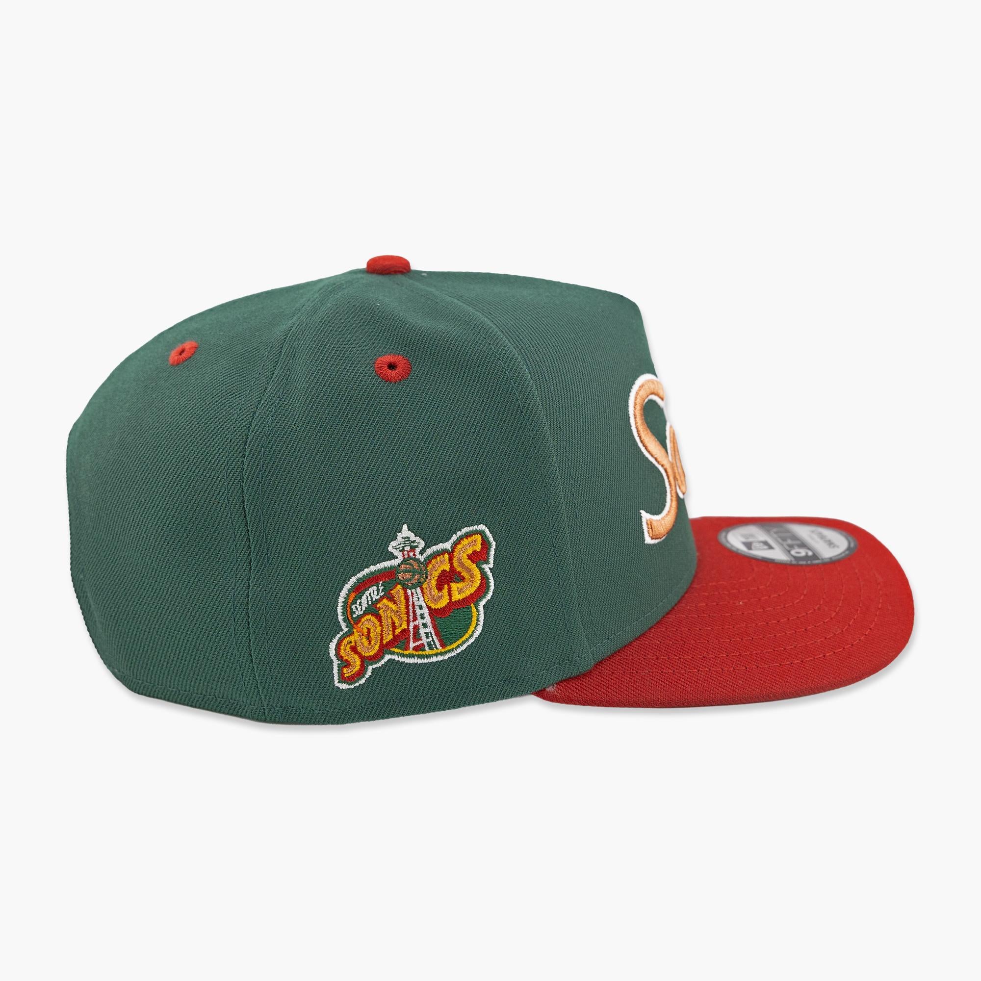 Seattle SuperSonics Heritage Rose Gold Script Snapback Hat - Image 5