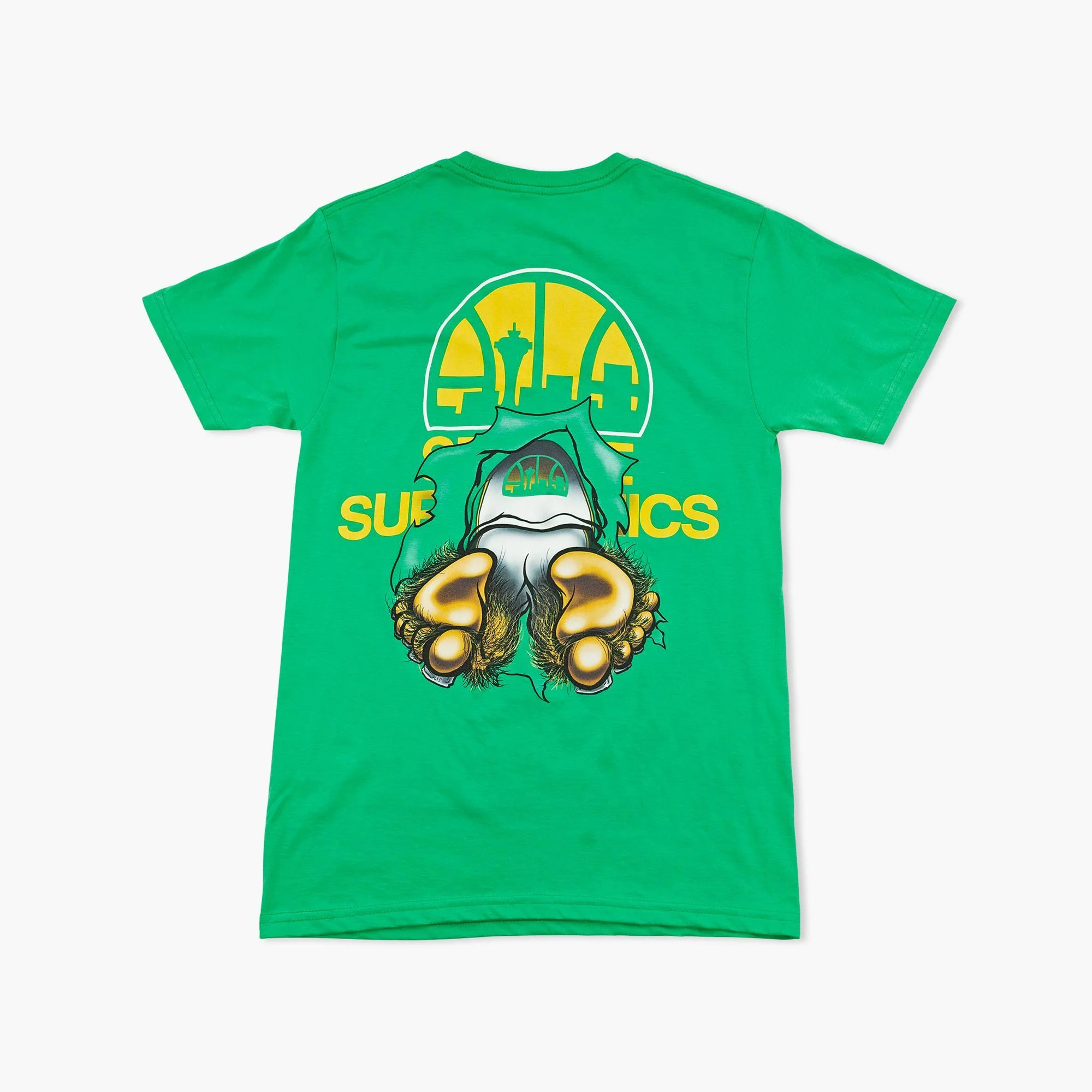 Seattle SuperSonics Kelly Green Sasquatch Breakout T-Shirt - Image 2