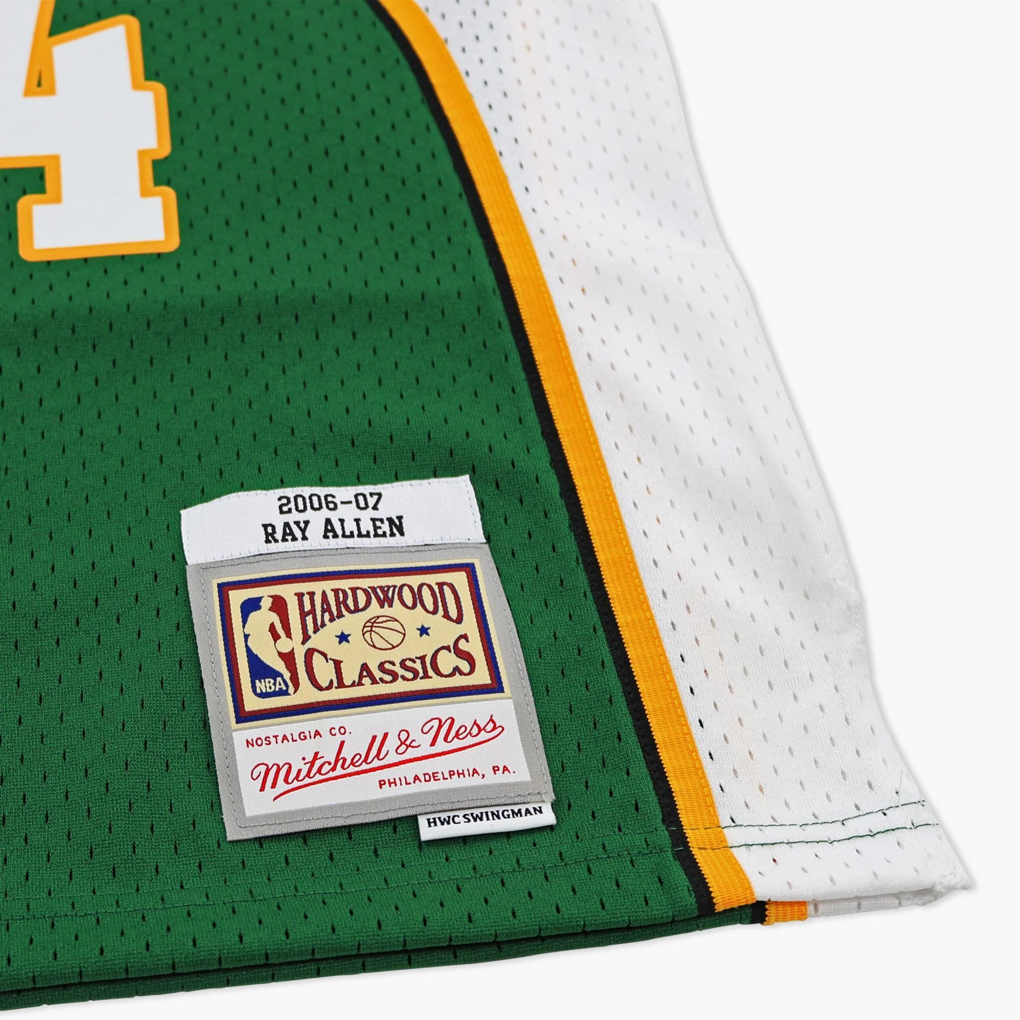 Seattle SuperSonics Ray Allen 2006 Swingman Green Jersey - Image 3
