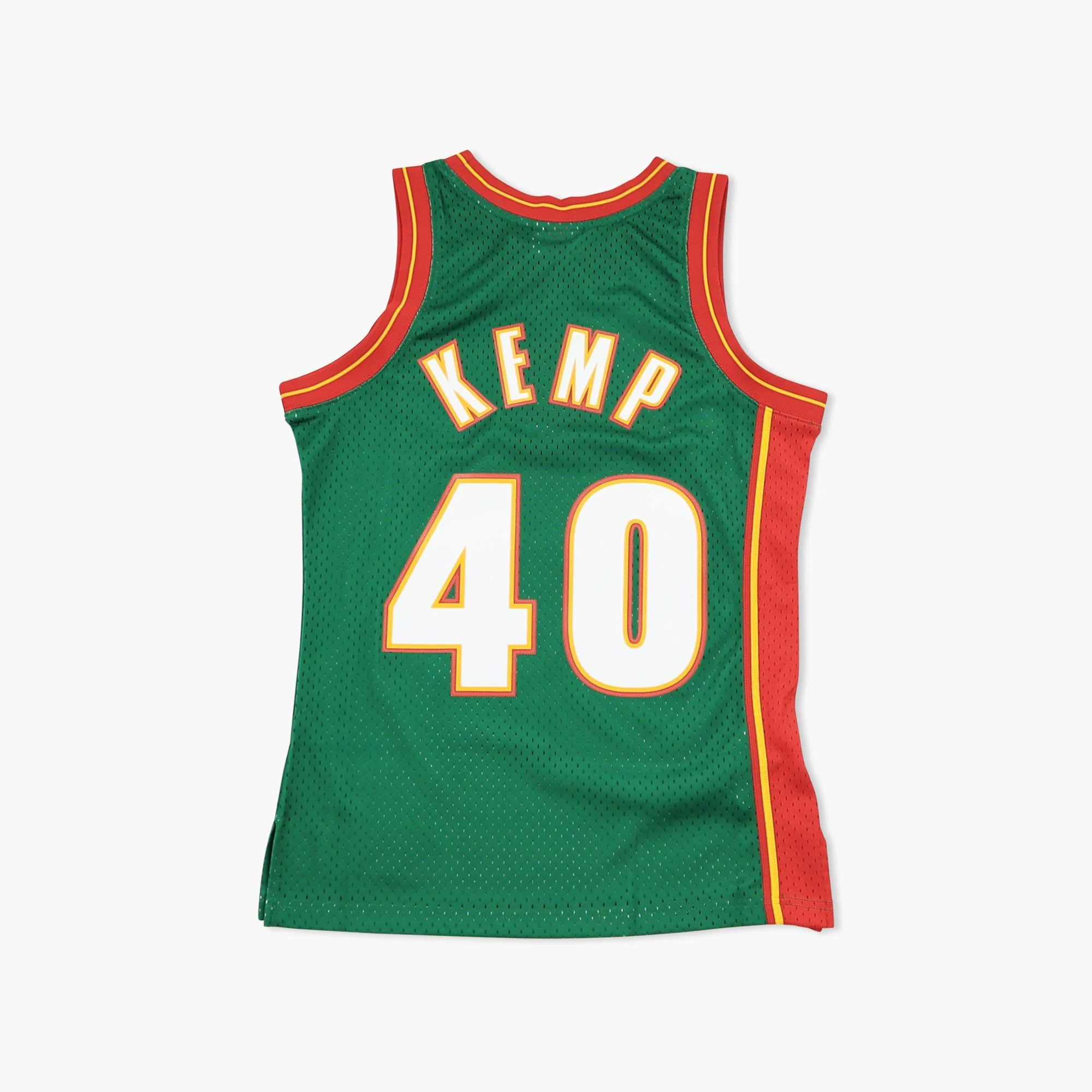 Seattle SuperSonics Shawn Kemp 1996 Green Swingman Jersey - Image 4