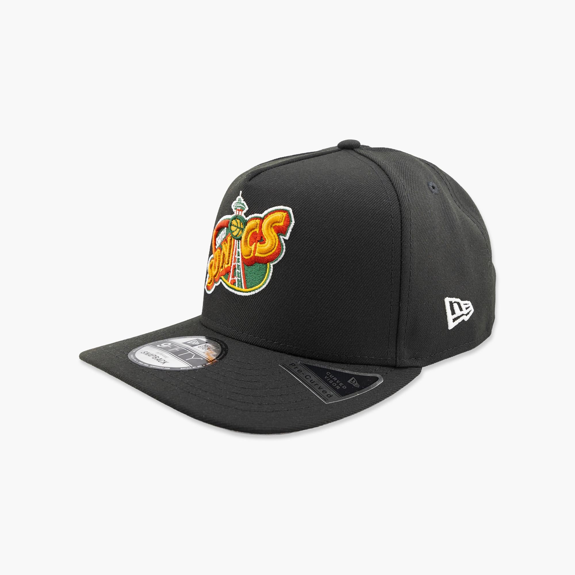 Seattle SuperSonics Space Needle Black A-Frame Snapback - Image 2