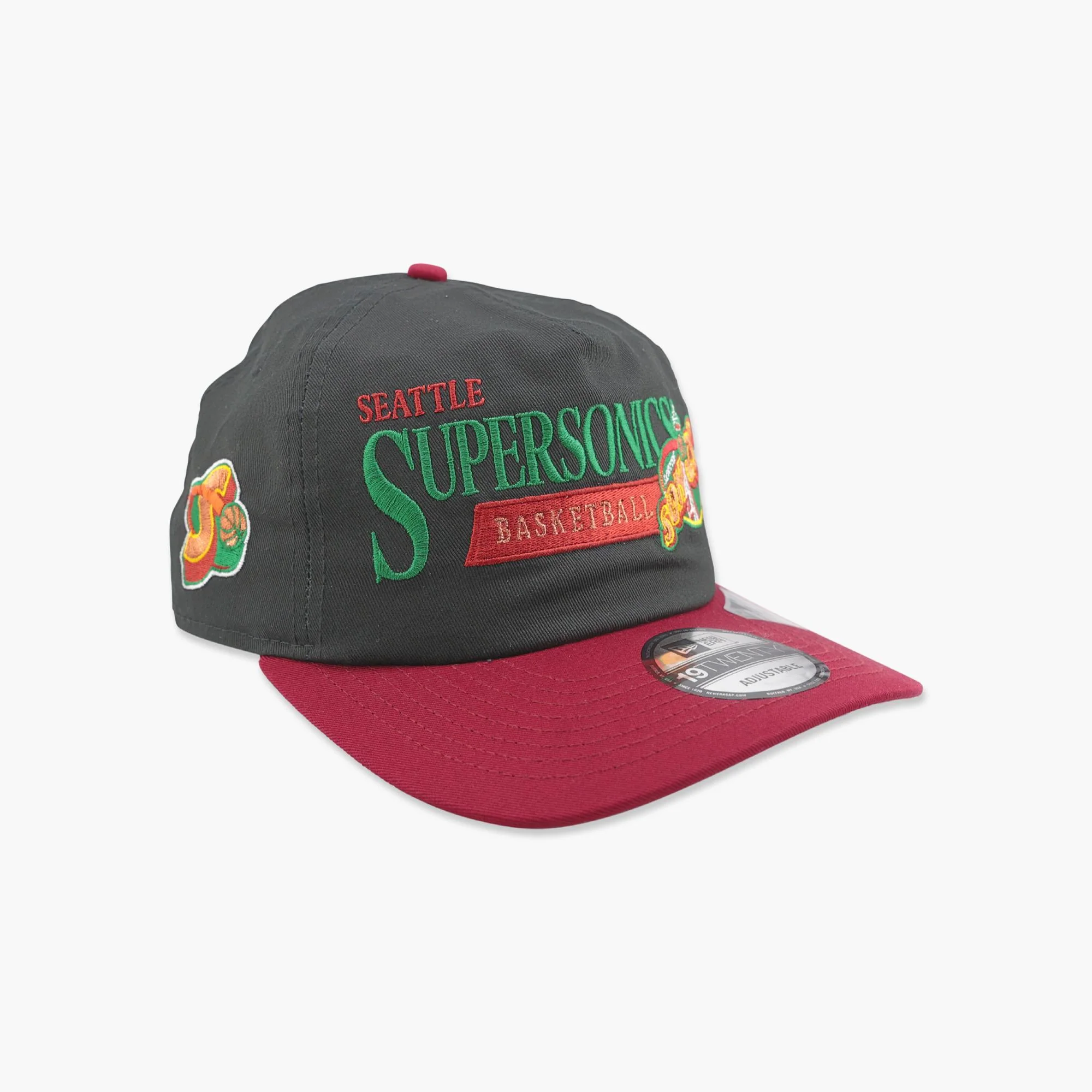 Seattle SuperSonics Two-Tone Hardwood Script Retro Snapback - Image 2