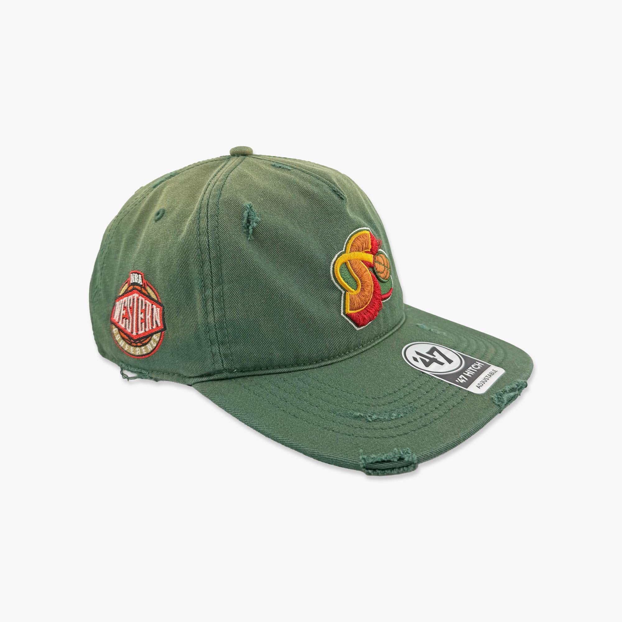Seattle SuperSonics Vintage Worn Orbit Hitch Snapback - Image 2