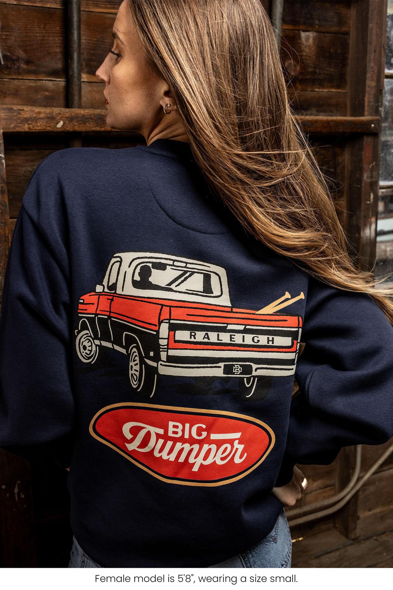 The Blue Collar Navy Crewneck, Big Dumper Collection - Image 5