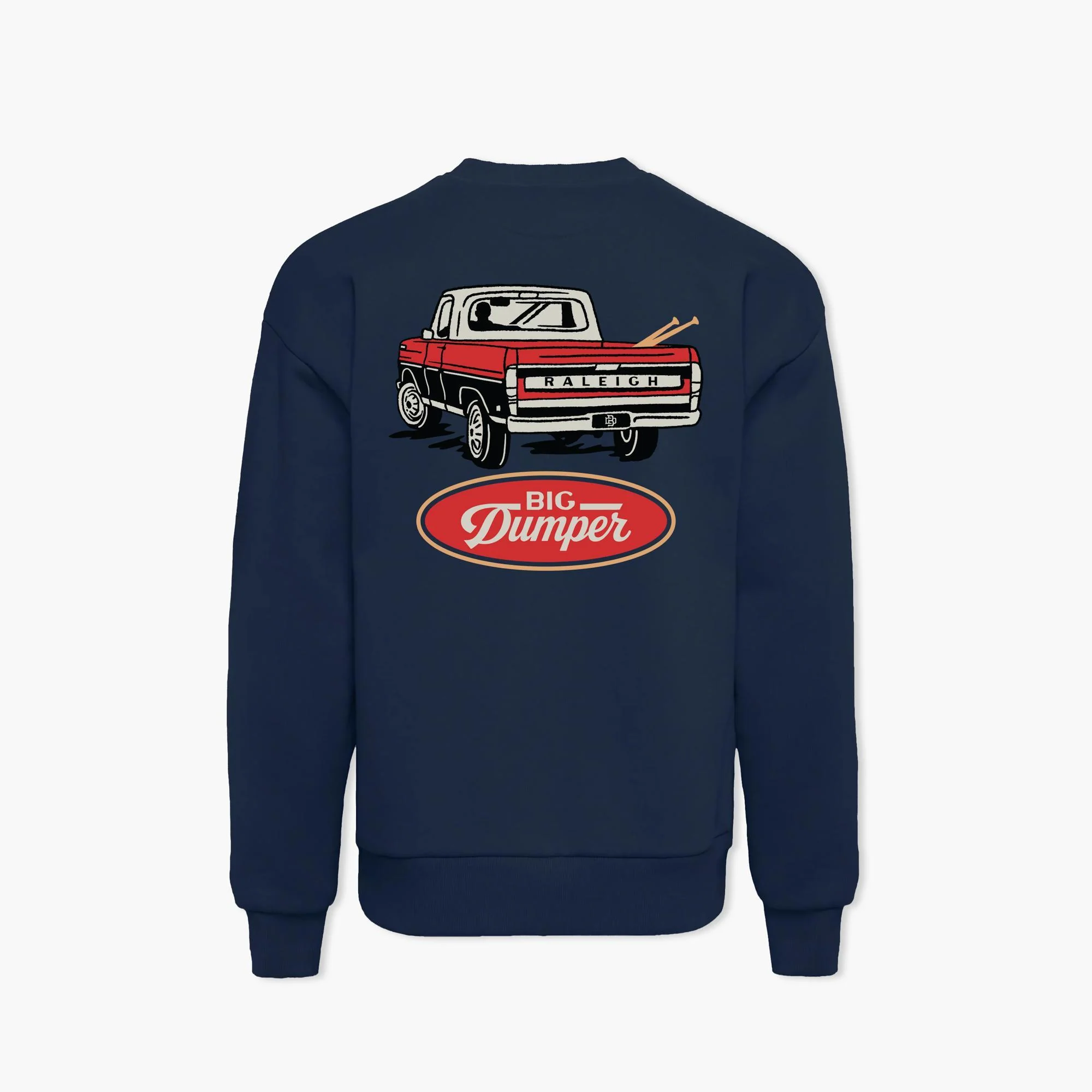The Blue Collar Navy Crewneck, Big Dumper Collection - Image 6