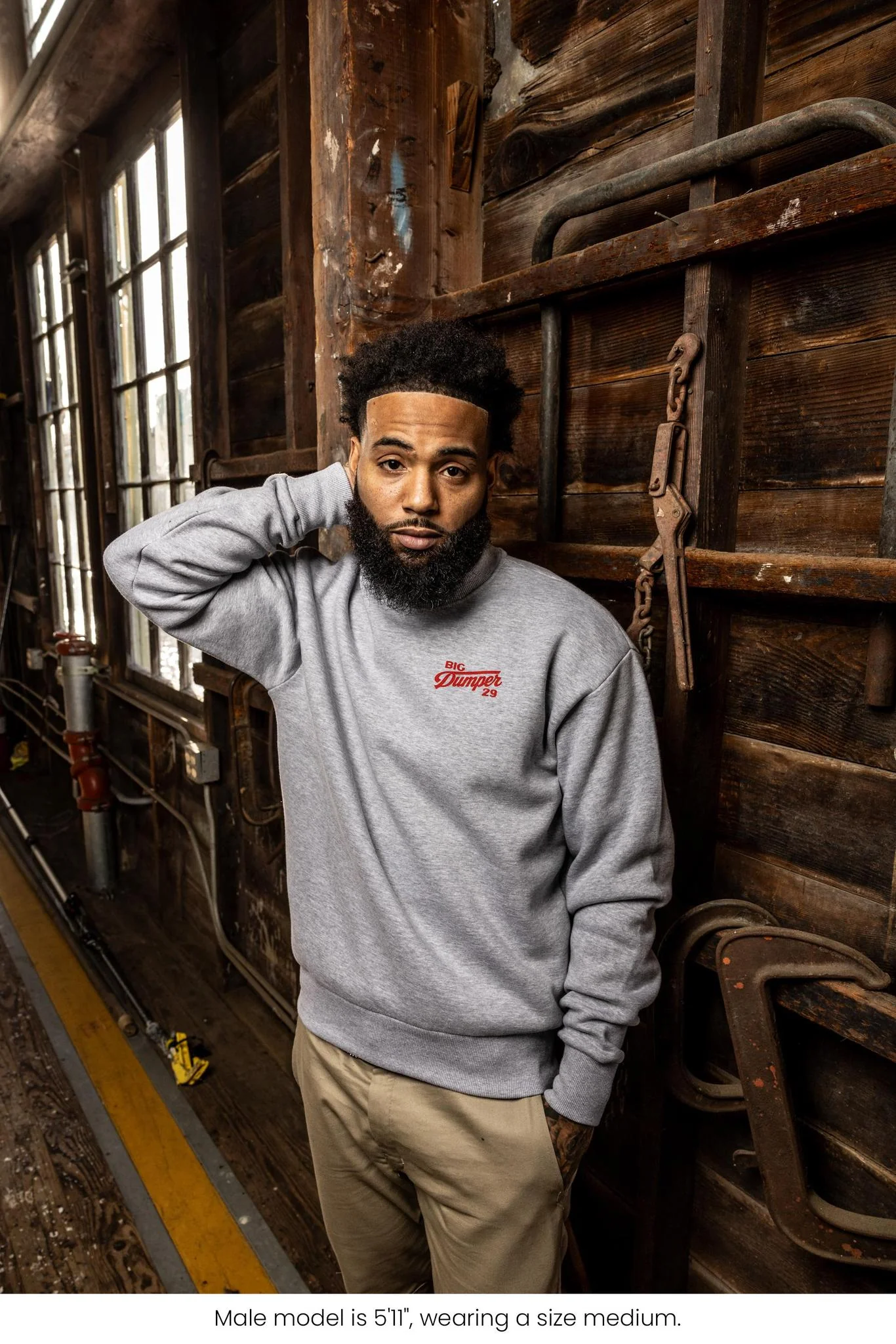 The Gameday Gray Crewneck, Big Dumper Collection - Image 4