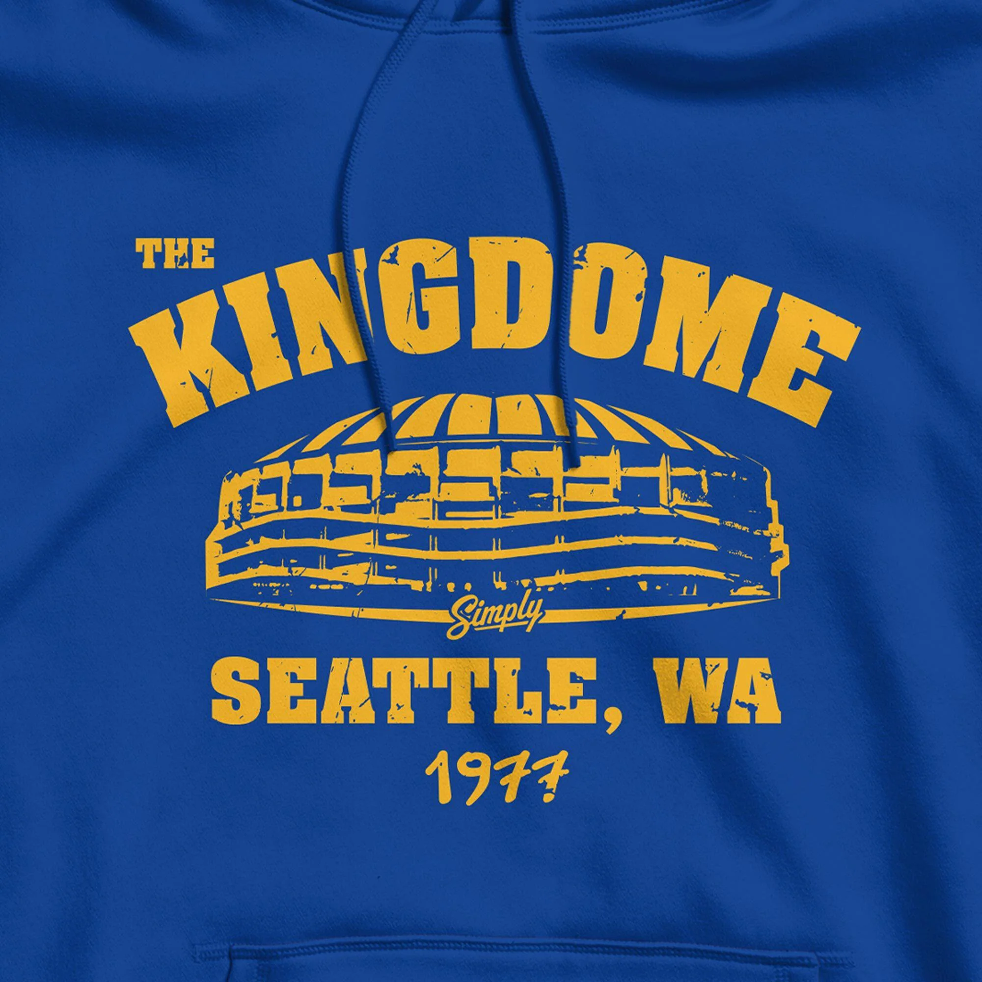 The Kingdome 1977 Royal Hoodie - Image 2