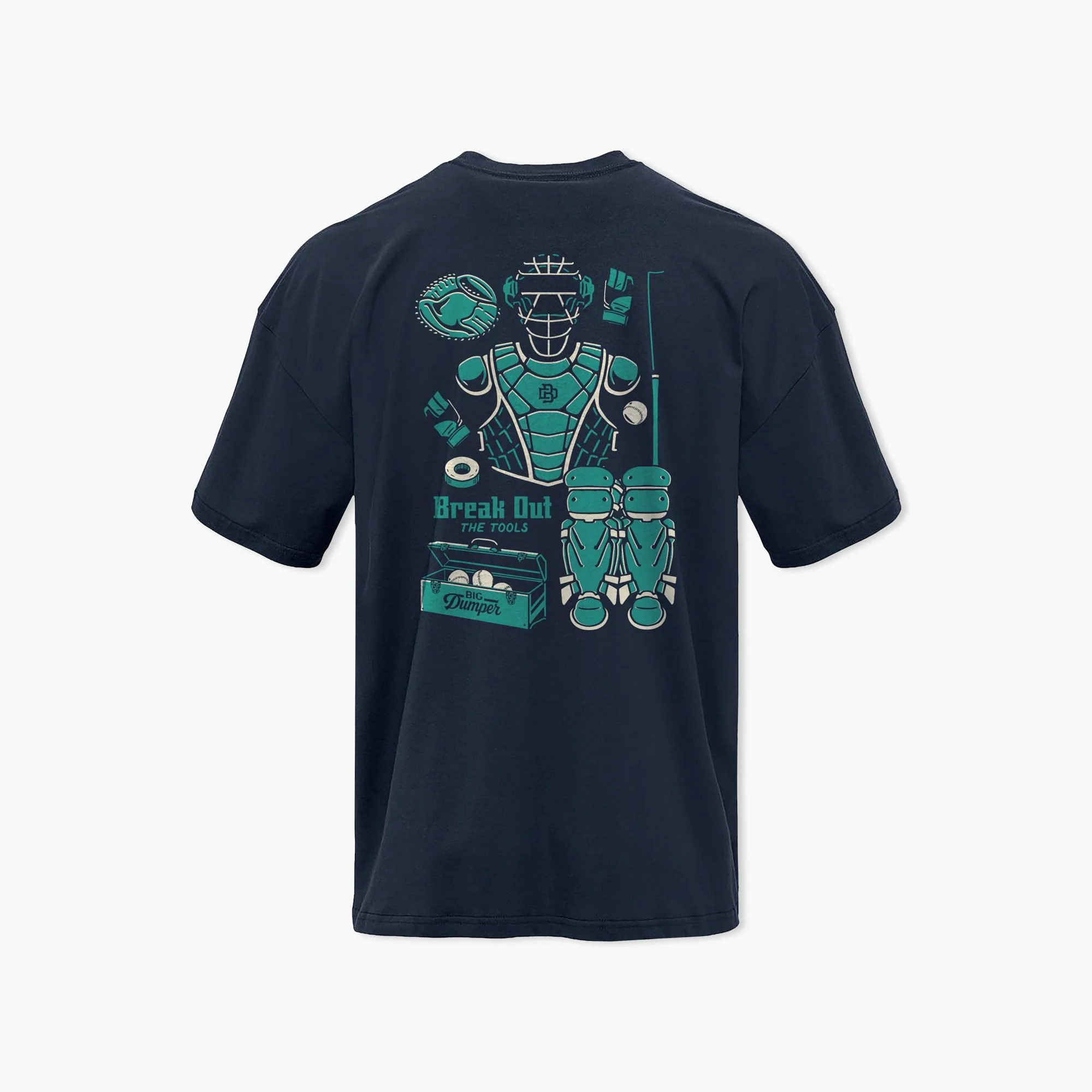 The Toolkit Navy T-Shirt, Big Dumper Collection - Image 7