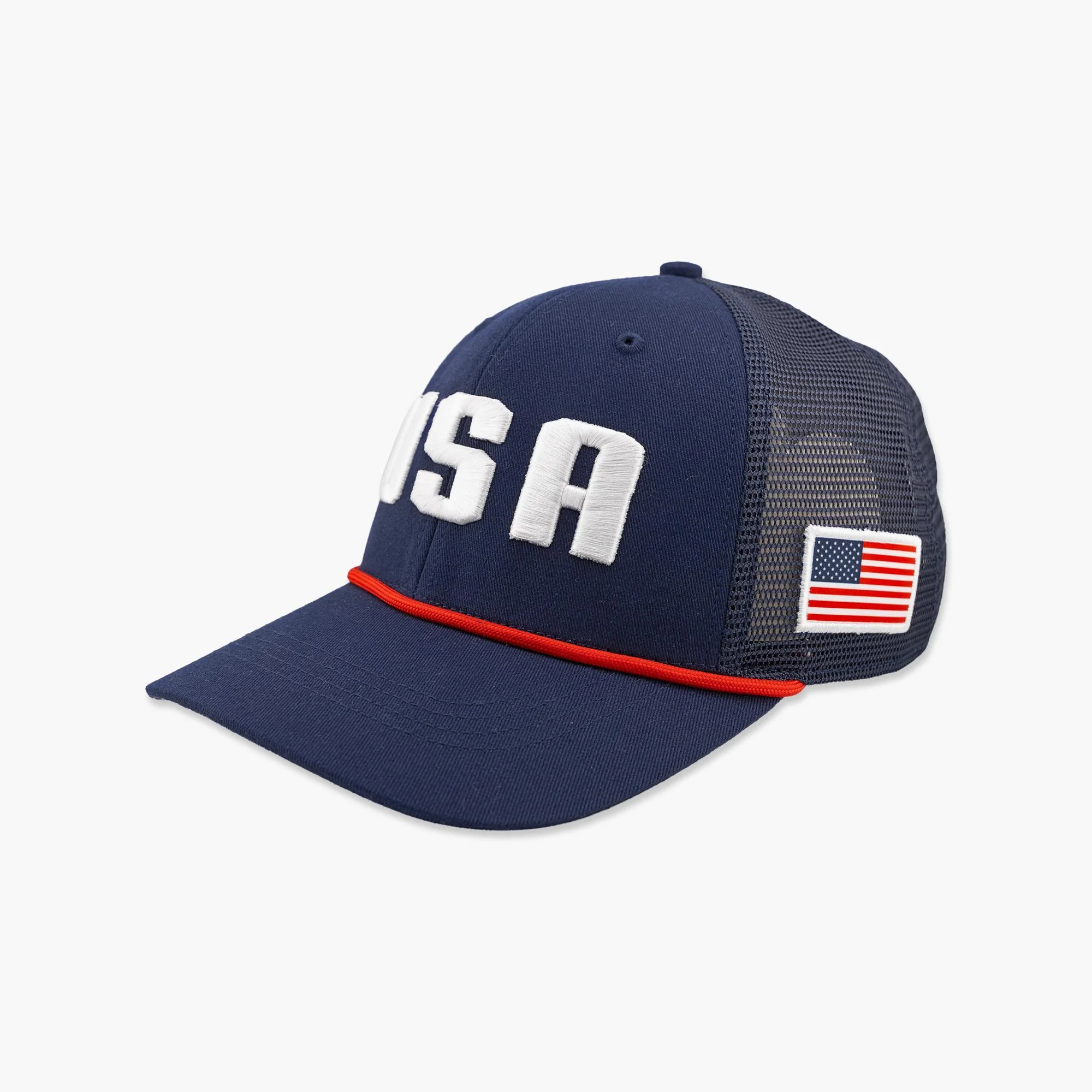 US Soccer Navy Under the Lights Trucker Snapback - Image 2