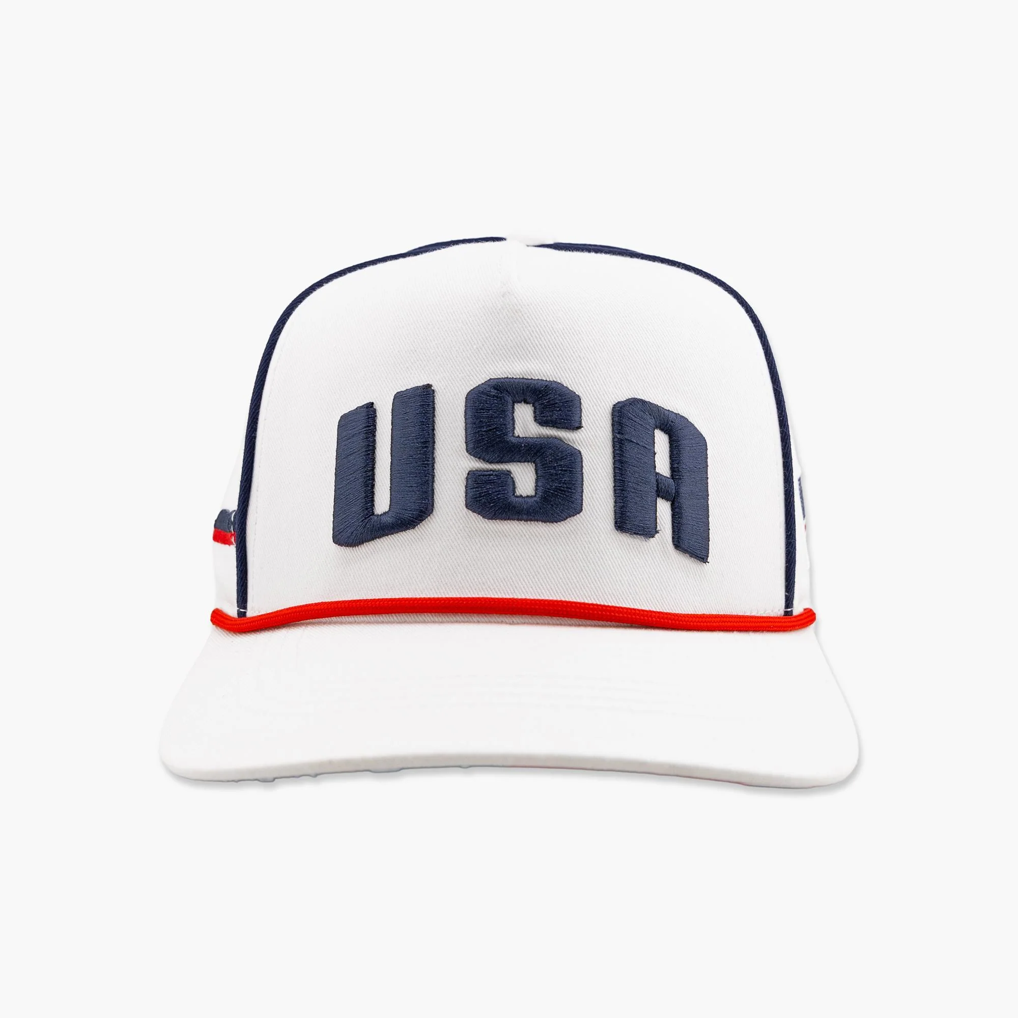 US Soccer White Podium Snapback