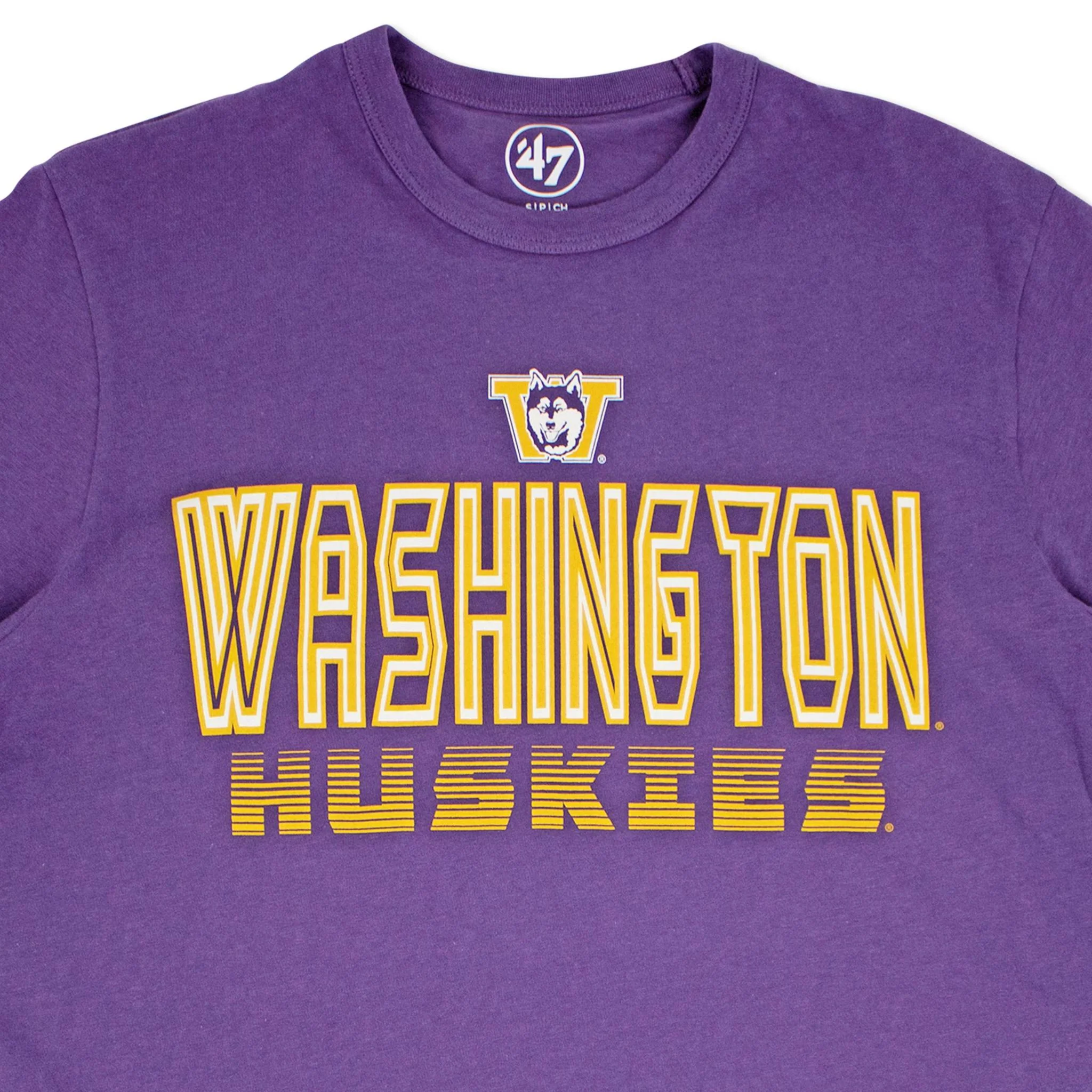 Washington Huskies Byline Regent Purple Franklin T-Shirt - Image 3